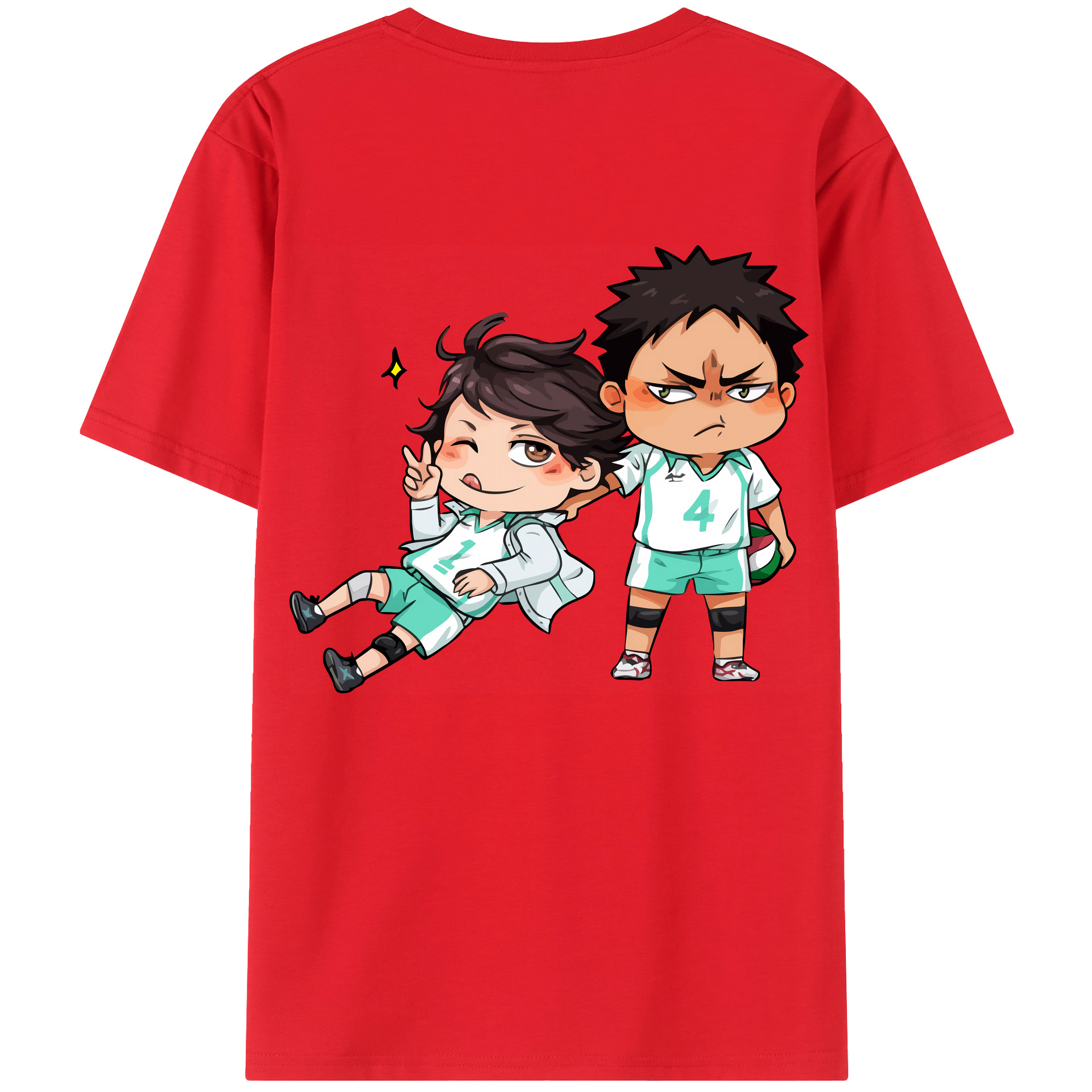 （画像用） ハイキュー!! Haikyu!! レディース半袖Tシャツ(バックプリント)