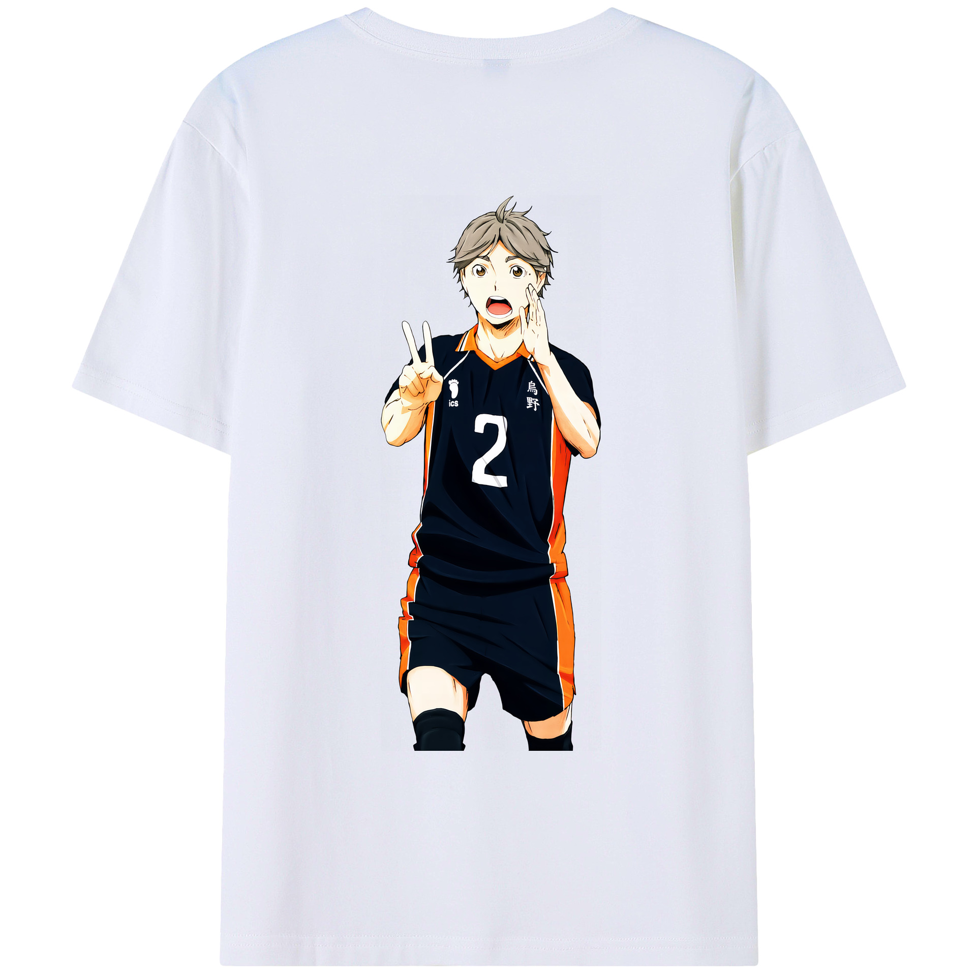 （画像用） ハイキュー!! Haikyu!! レディース半袖Tシャツ(バックプリント)
