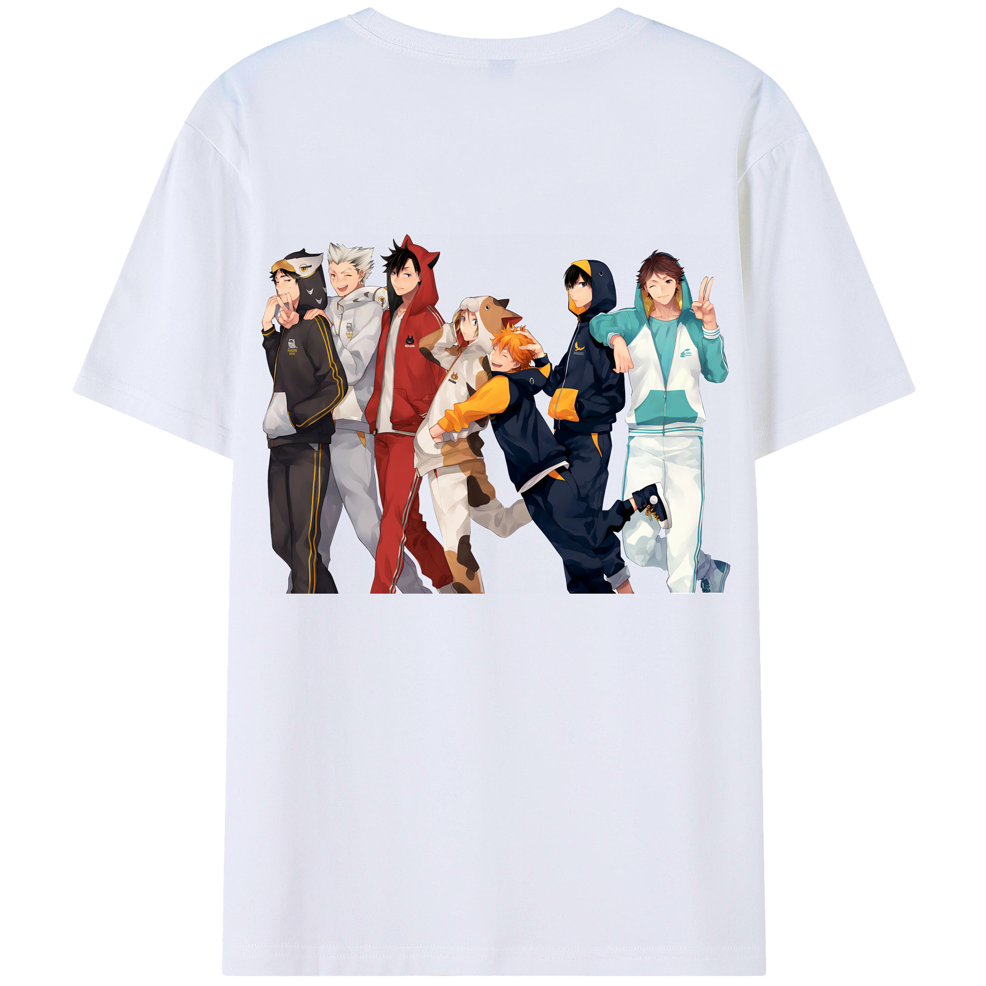 （画像用） ハイキュー!! Haikyu!! レディース半袖Tシャツ(バックプリント)