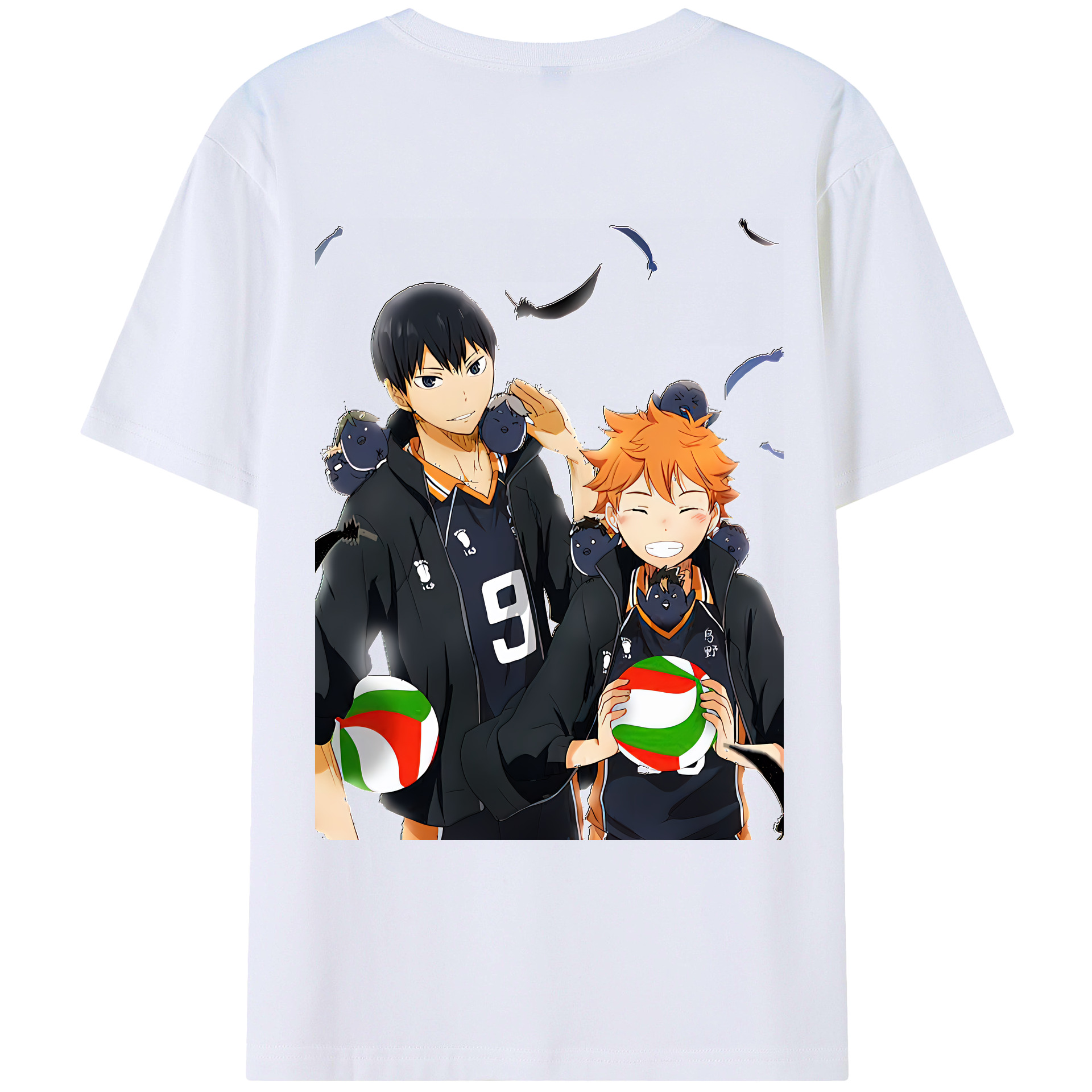 （画像用） ハイキュー!! Haikyu!! レディース半袖Tシャツ(バックプリント)