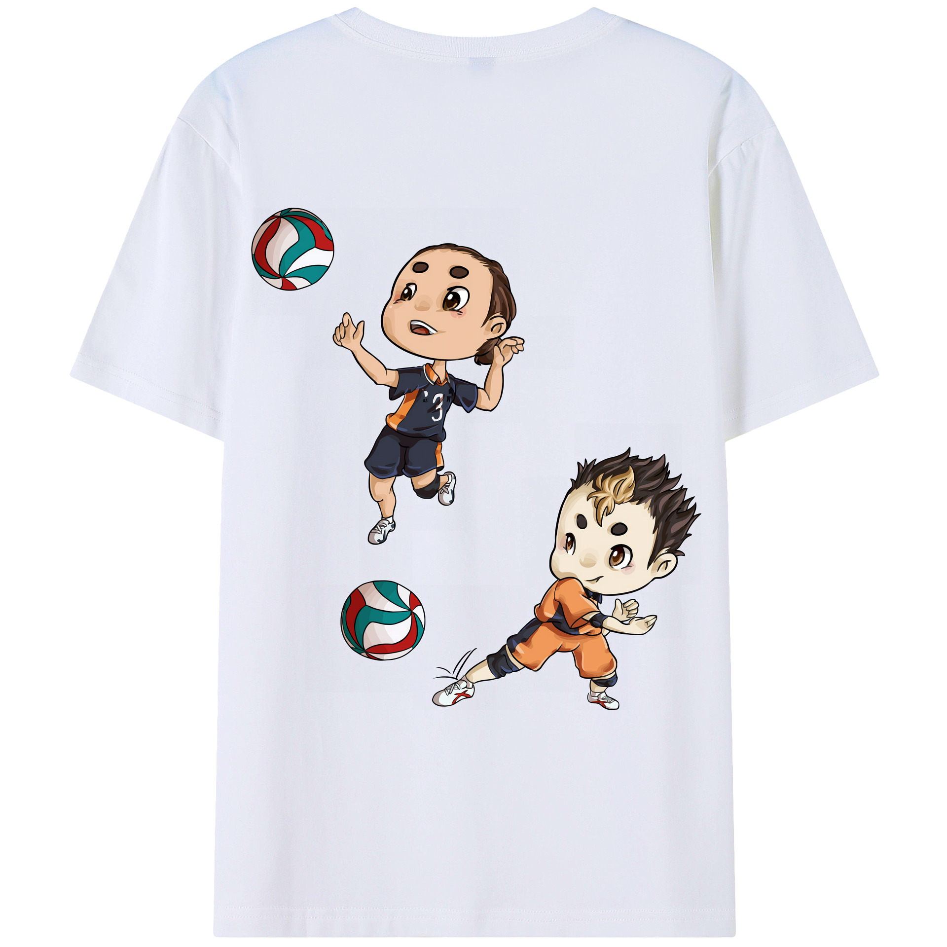 （画像用） ハイキュー!! Haikyu!! レディース半袖Tシャツ(バックプリント)
