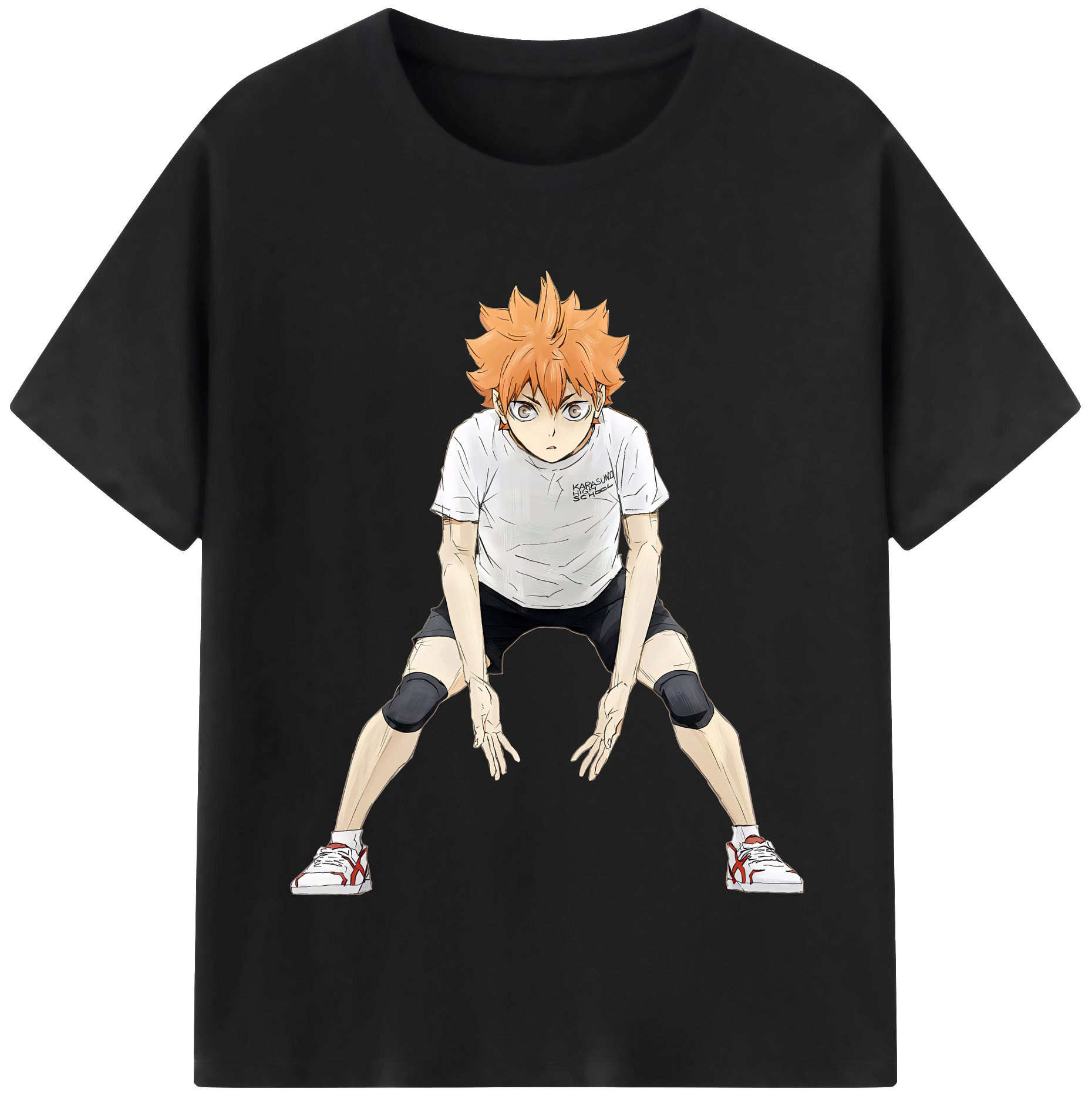（画像用） ハイキュー!! Haikyu!! レディースカジュアルプリントTシャツ（綿100％）