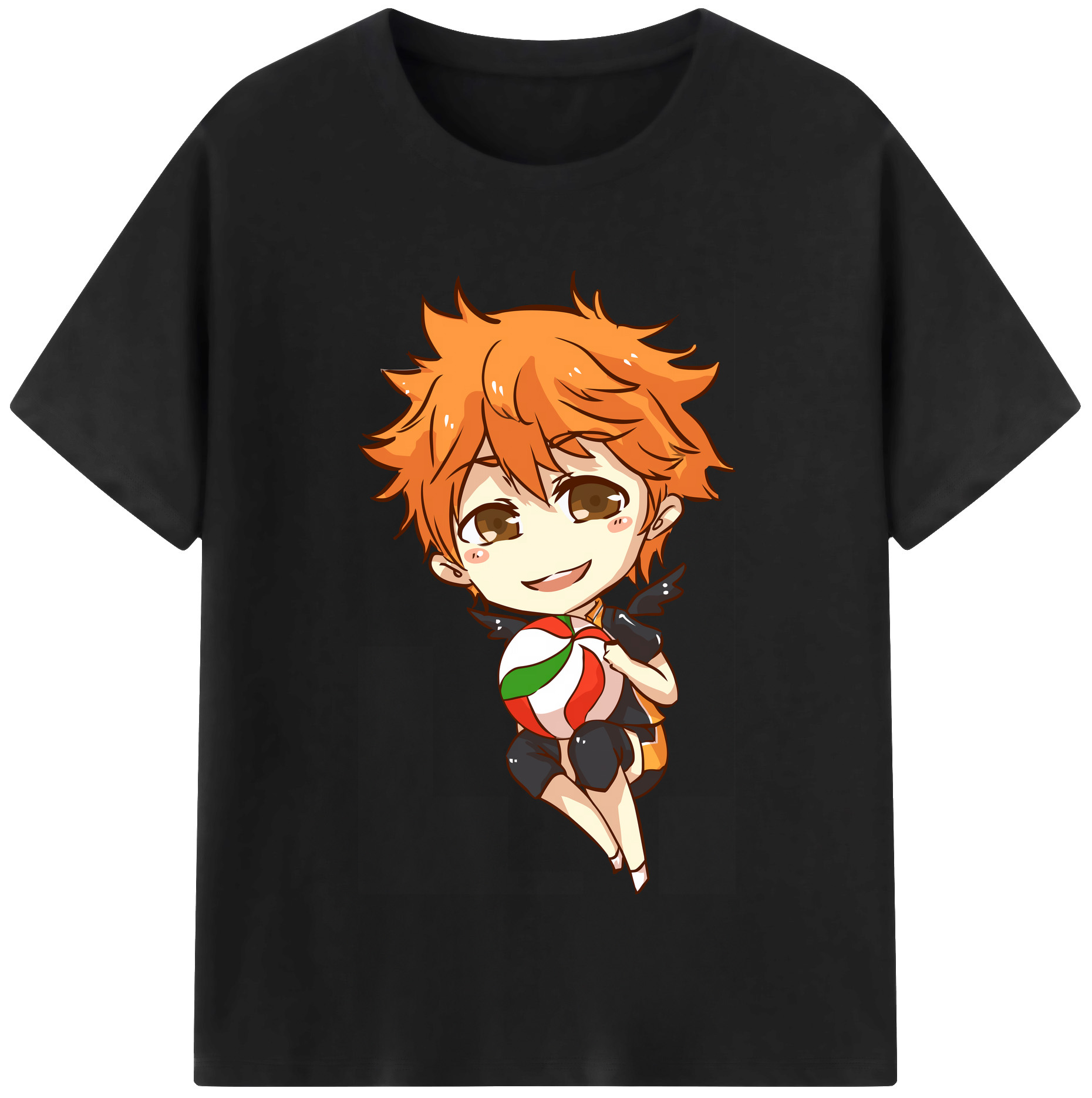 （画像用） ハイキュー!! Haikyu!! レディースカジュアルプリントTシャツ（綿100％）