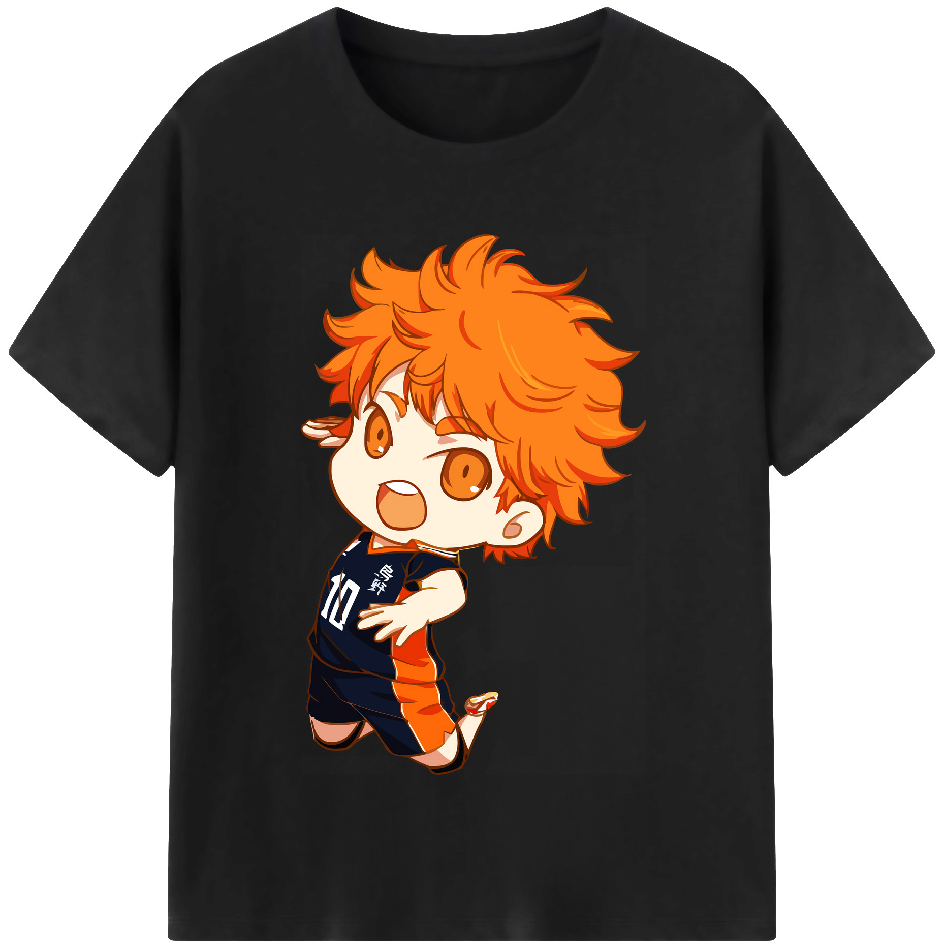 （画像用） ハイキュー!! Haikyu!! レディースカジュアルプリントTシャツ（綿100％）