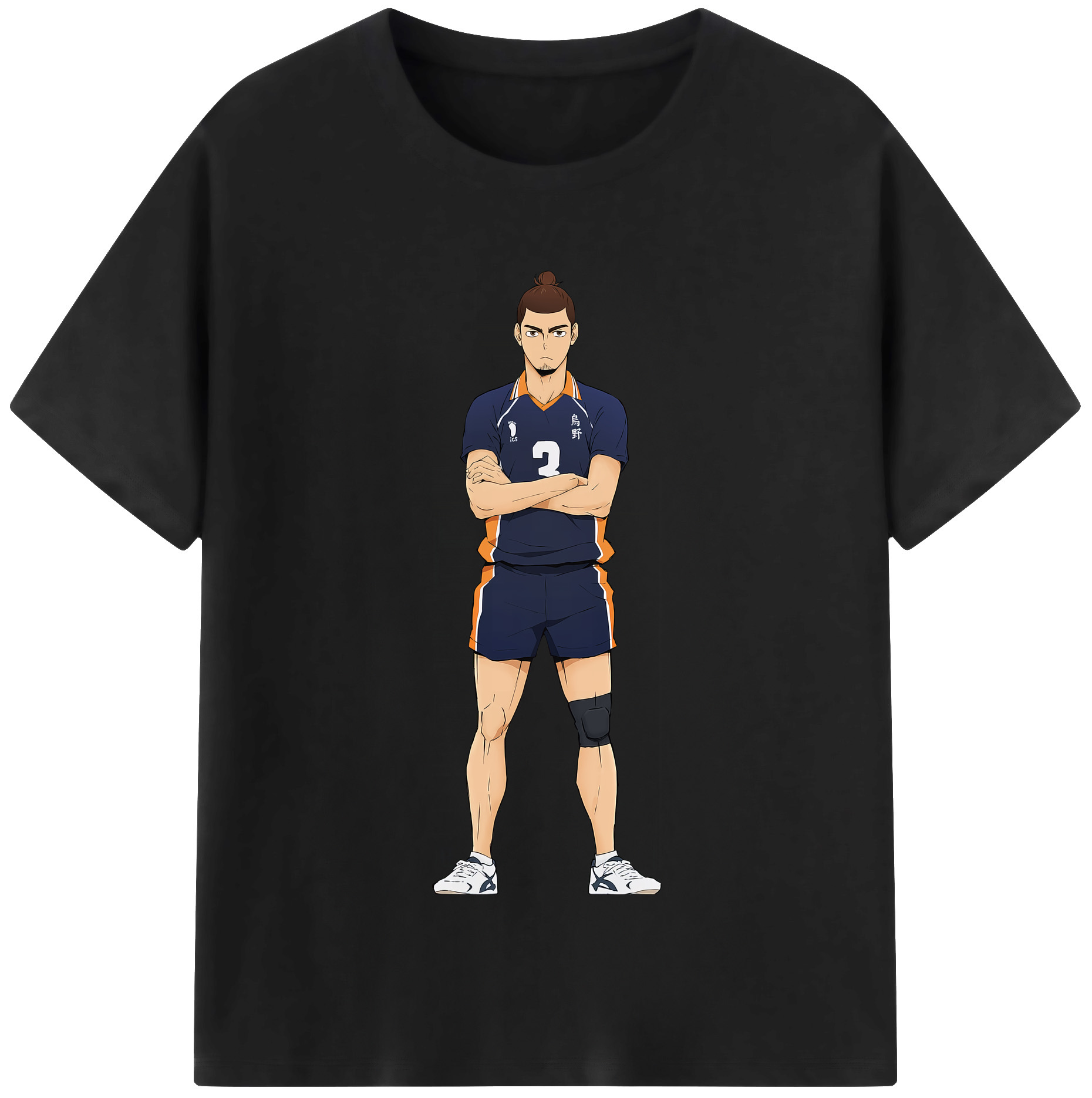 （画像用） ハイキュー!! Haikyu!! レディースカジュアルプリントTシャツ（綿100％）