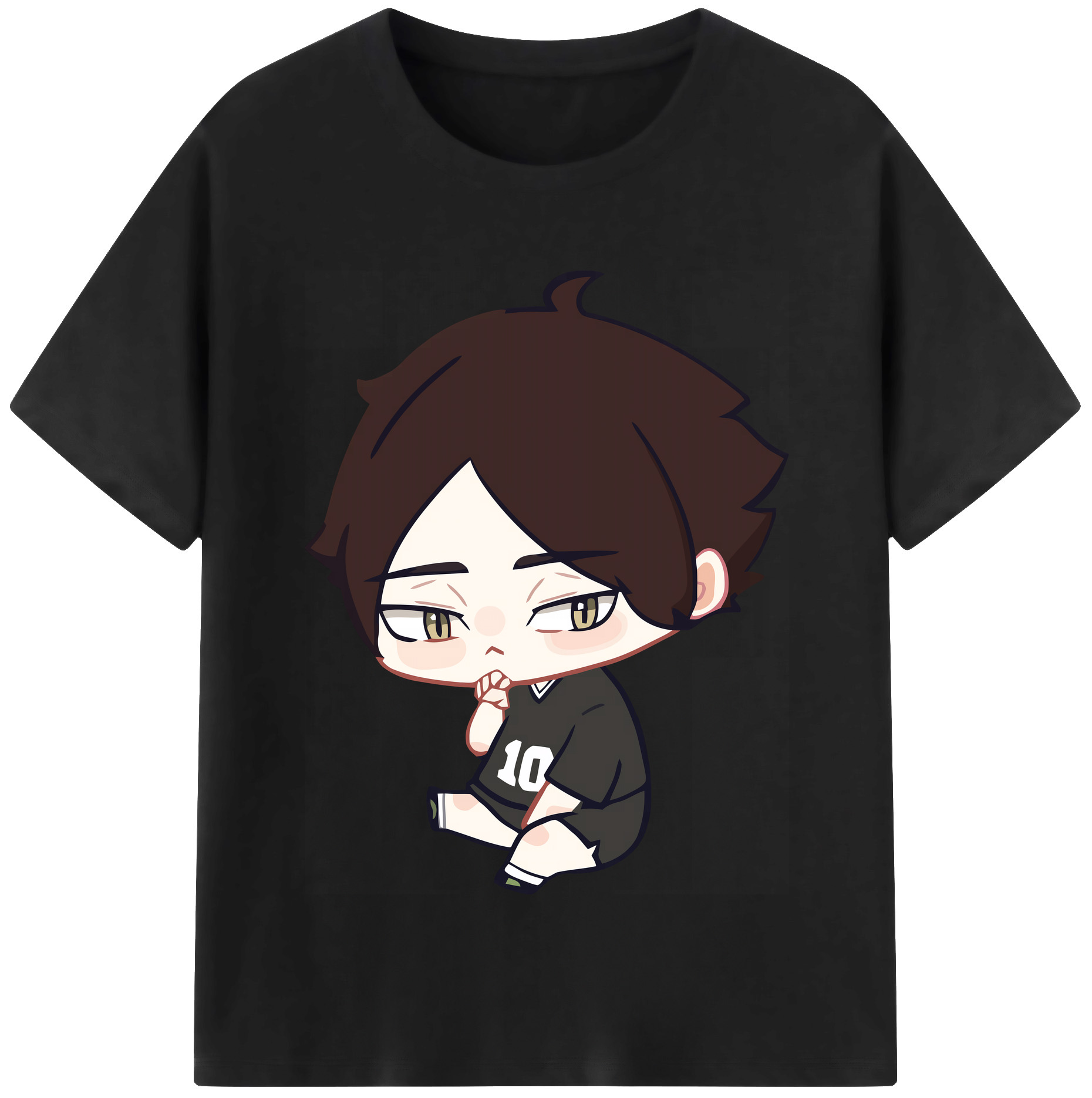 （画像用） ハイキュー!! Haikyu!! レディースカジュアルプリントTシャツ（綿100％）