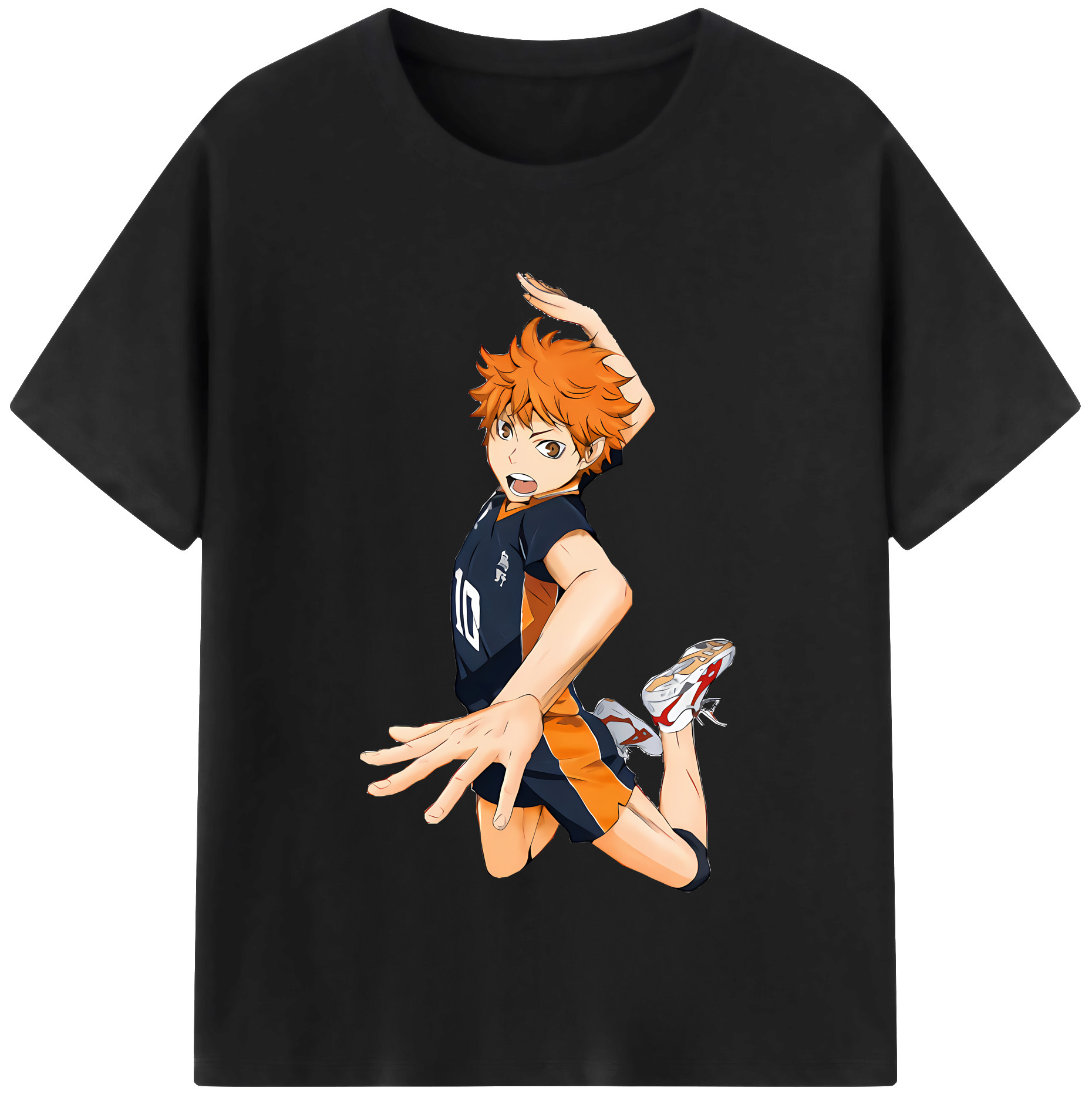 （画像用） ハイキュー!! Haikyu!! レディースカジュアルプリントTシャツ（綿100％）