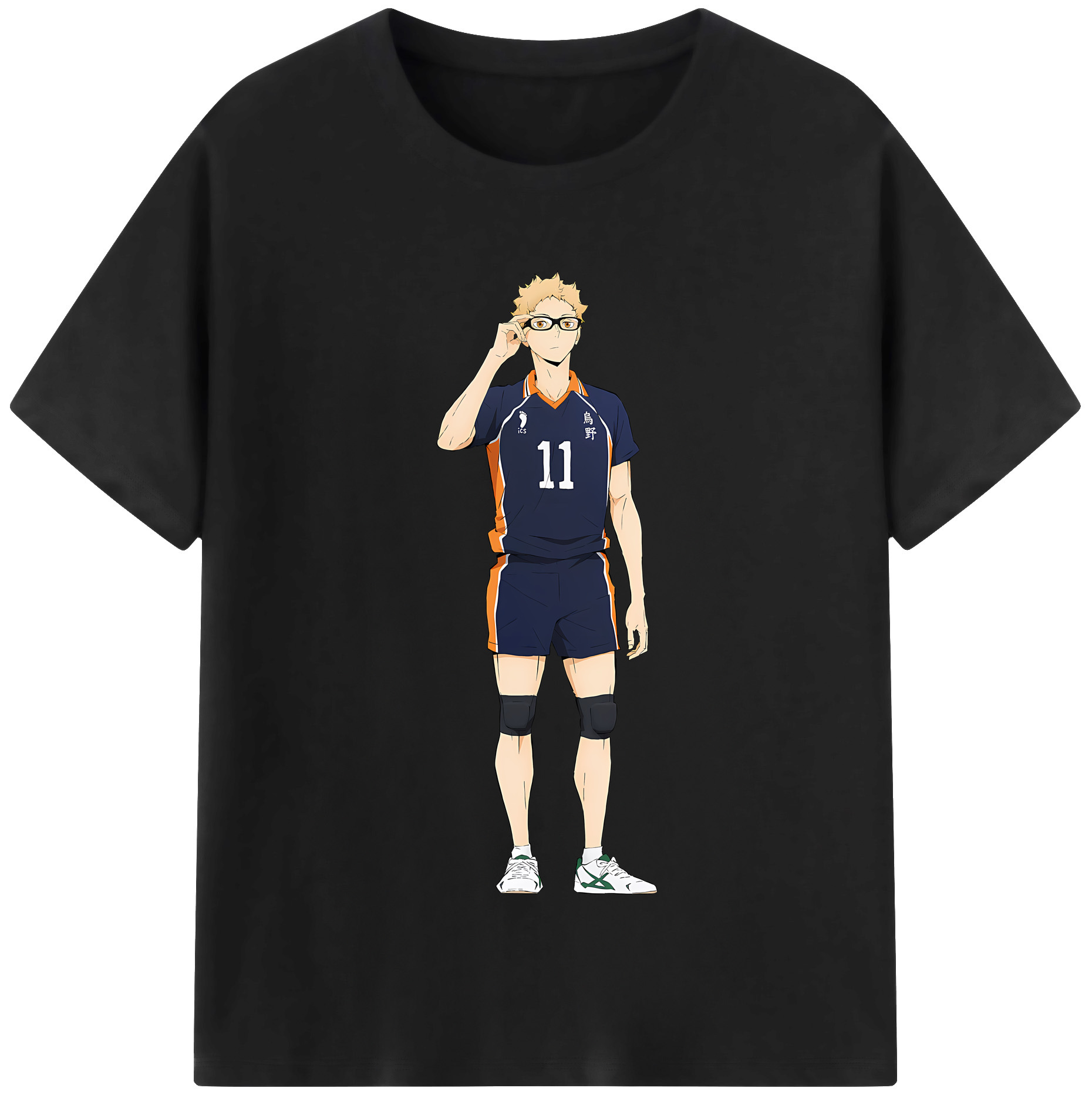（画像用） ハイキュー!! Haikyu!! レディースカジュアルプリントTシャツ（綿100％）