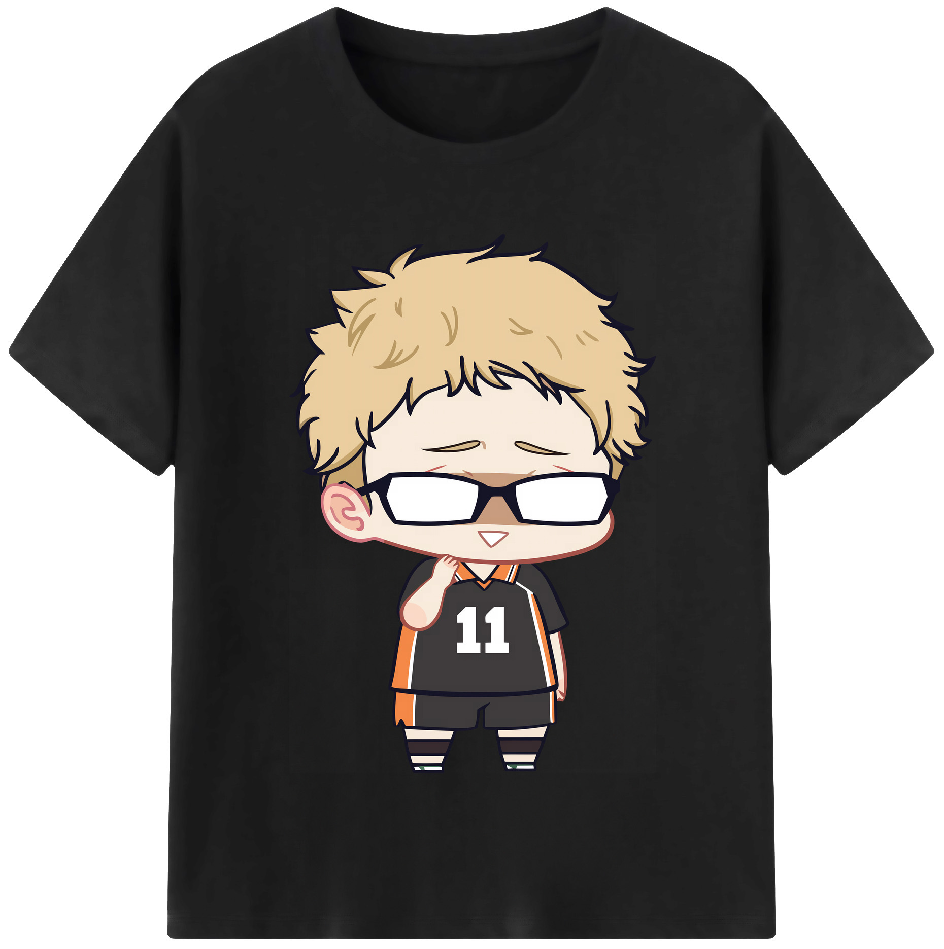 （画像用） ハイキュー!! Haikyu!! レディースカジュアルプリントTシャツ（綿100％）