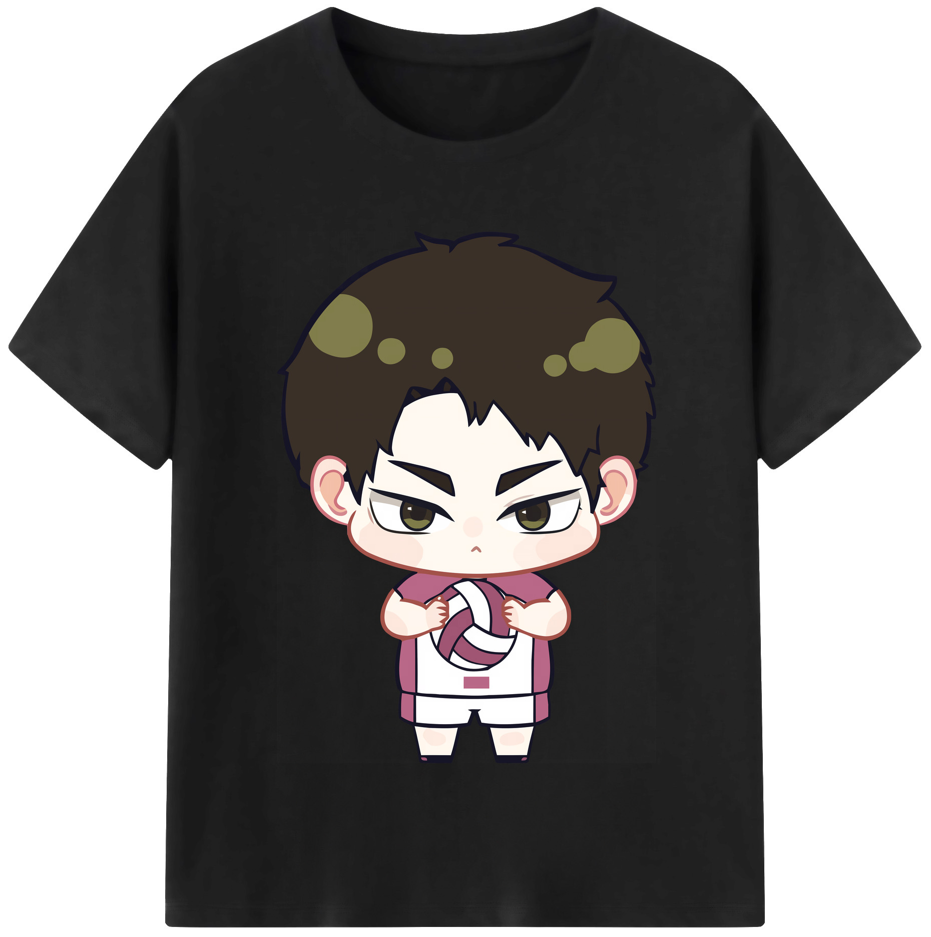 （画像用） ハイキュー!! Haikyu!! レディースカジュアルプリントTシャツ（綿100％）