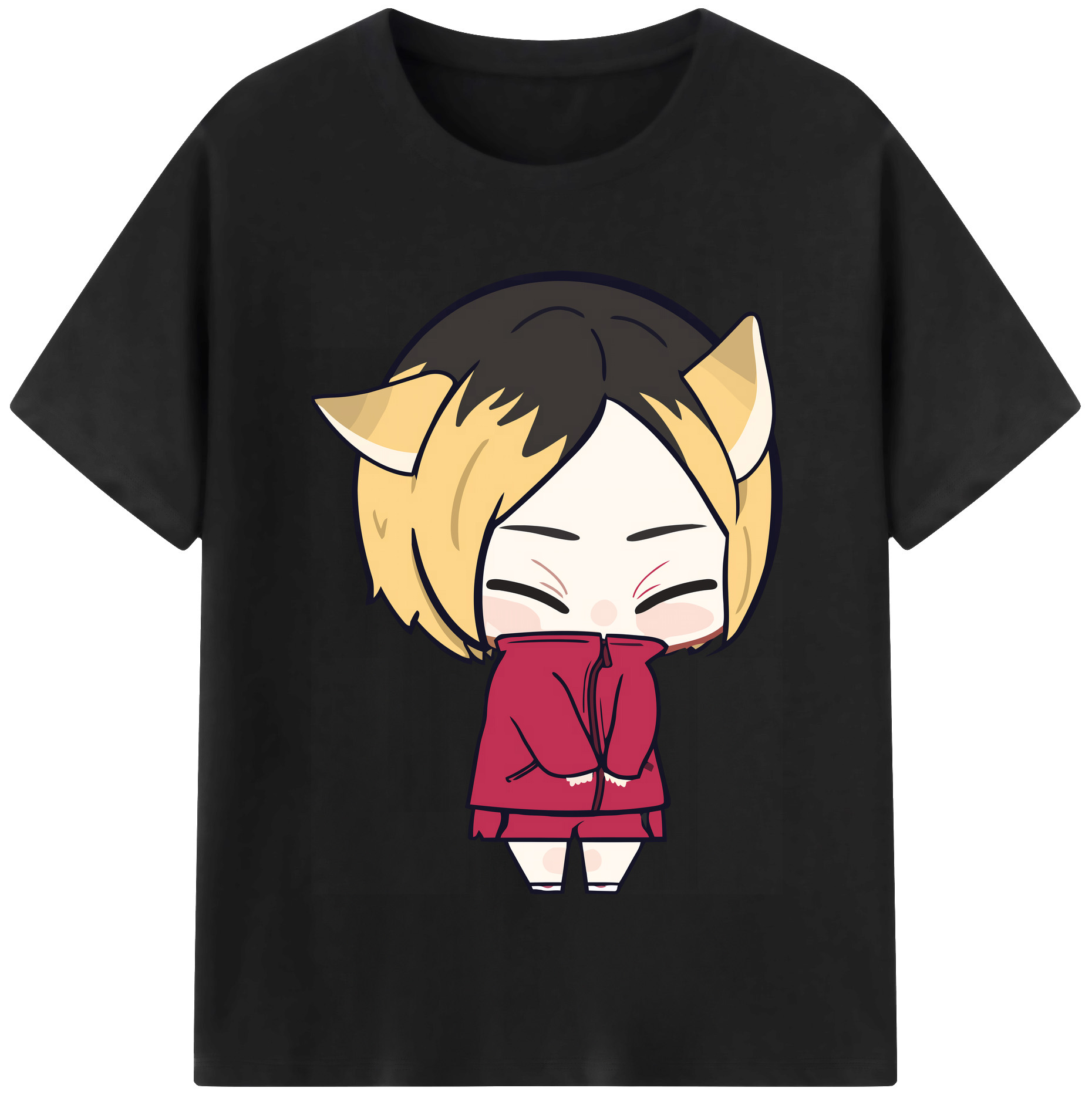 （画像用） ハイキュー!! Haikyu!! レディースカジュアルプリントTシャツ（綿100％）