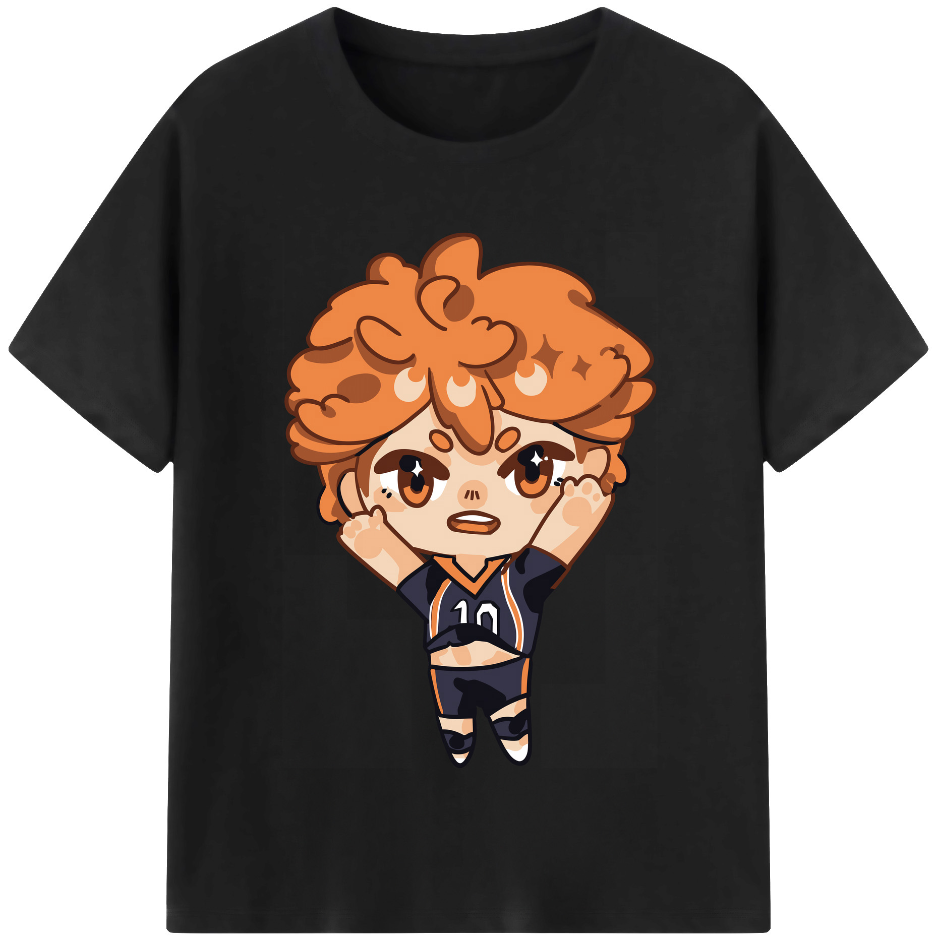 （画像用） ハイキュー!! Haikyu!! レディースカジュアルプリントTシャツ（綿100％）