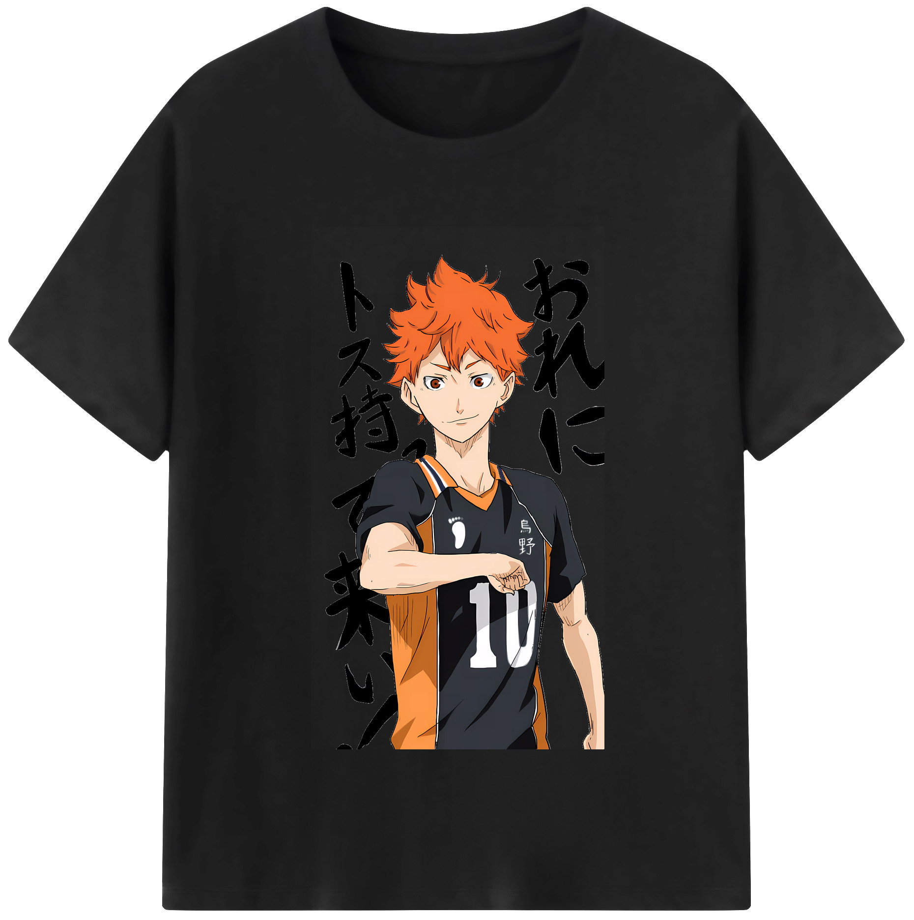 （画像用） ハイキュー!! Haikyu!! レディースカジュアルプリントTシャツ（綿100％）