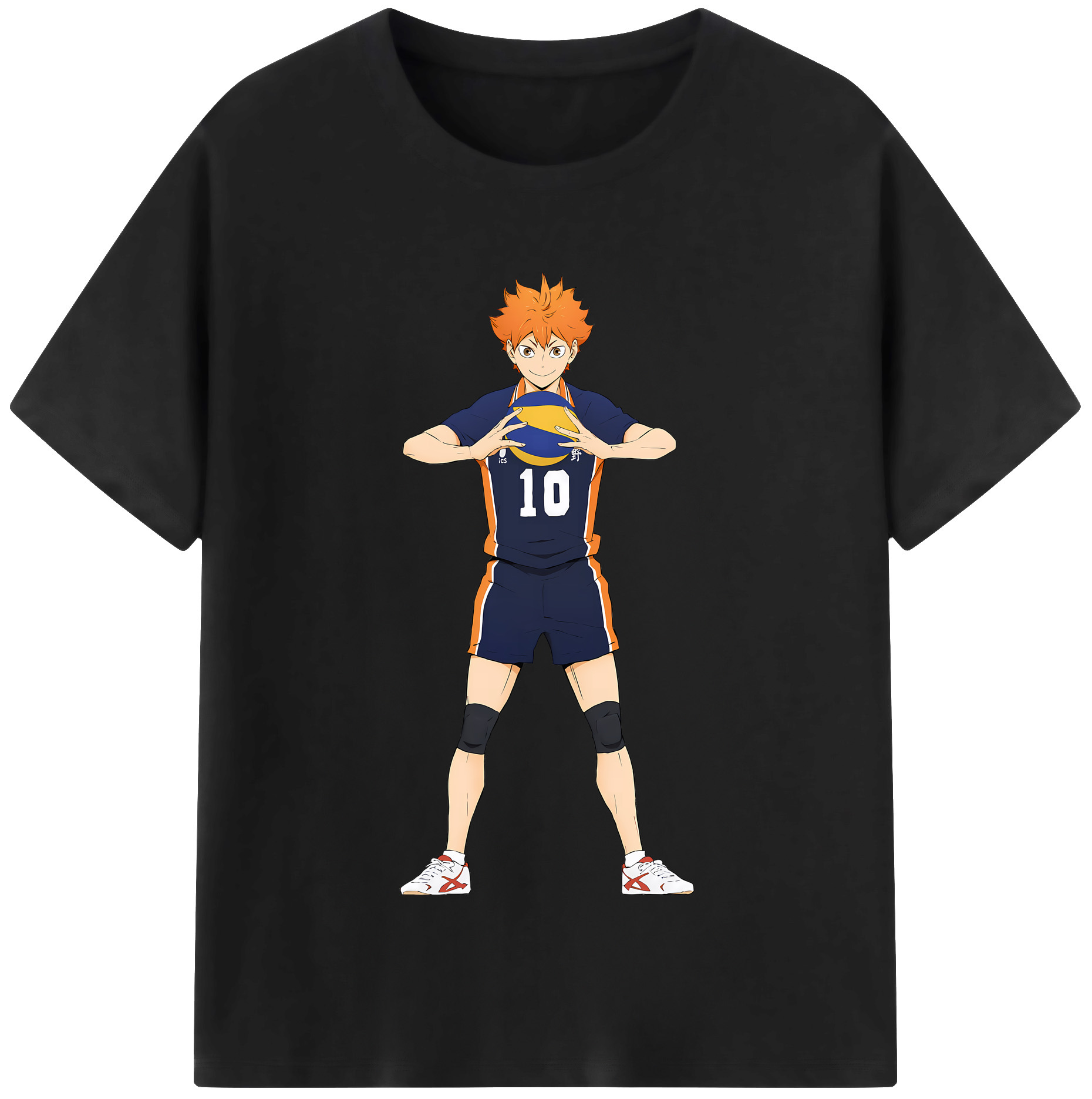 （画像用） ハイキュー!! Haikyu!! レディースカジュアルプリントTシャツ（綿100％）