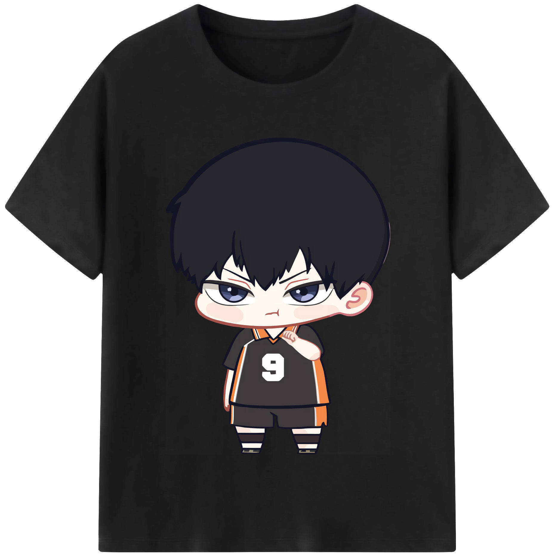 （画像用） ハイキュー!! Haikyu!! レディースカジュアルプリントTシャツ（綿100％）