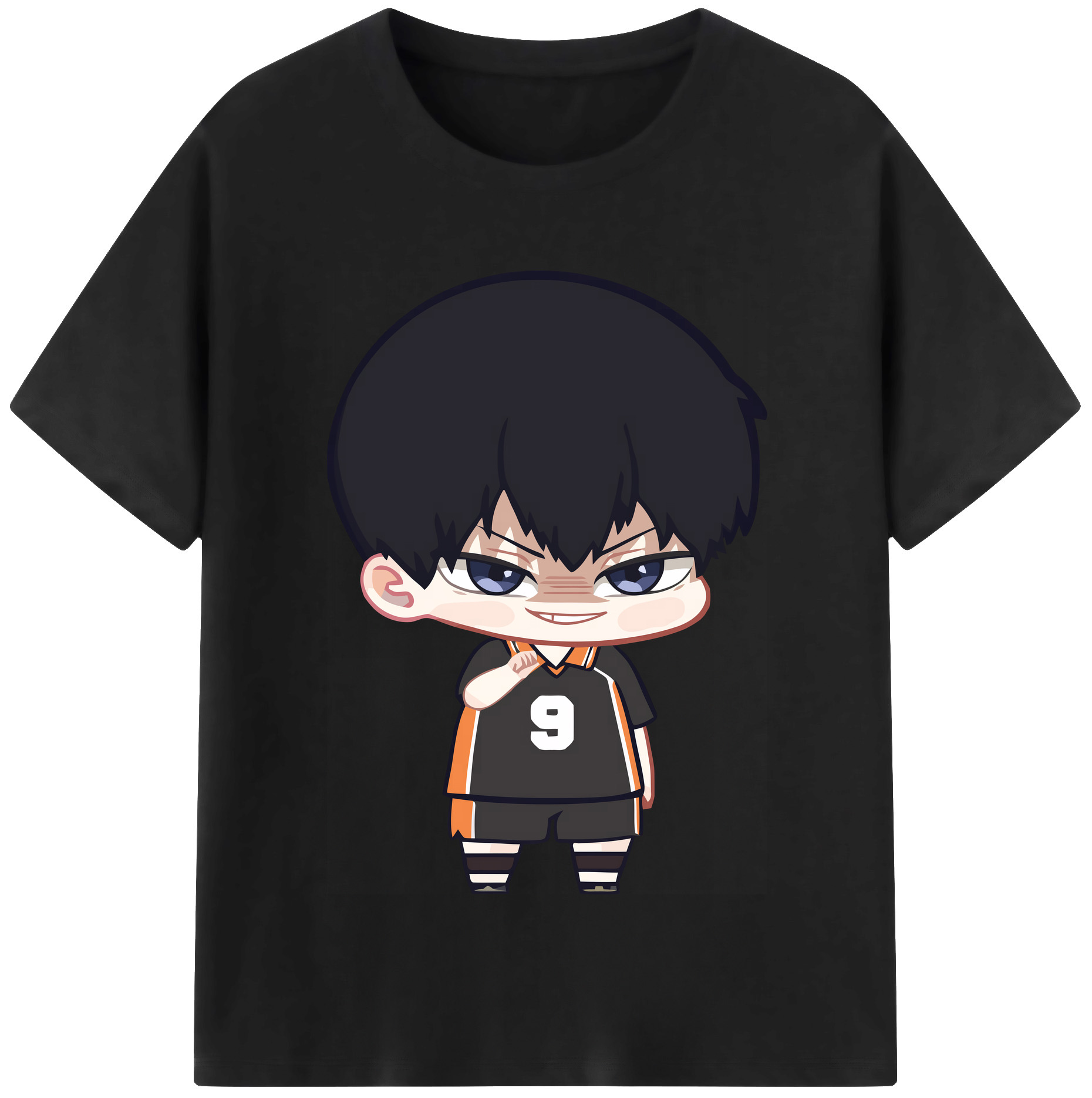 （画像用） ハイキュー!! Haikyu!! レディースカジュアルプリントTシャツ（綿100％）
