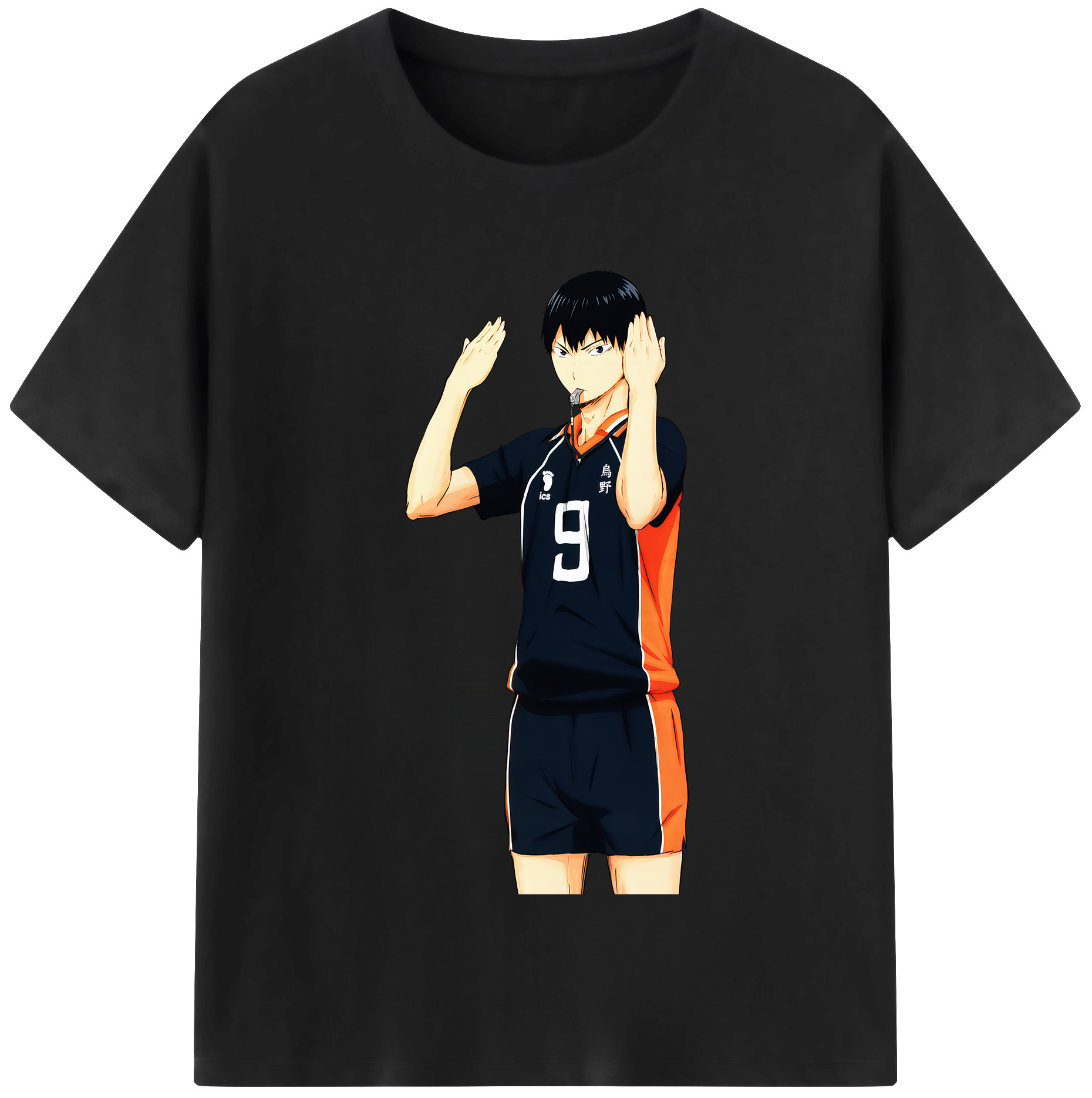 （画像用） ハイキュー!! Haikyu!! レディースカジュアルプリントTシャツ（綿100％）