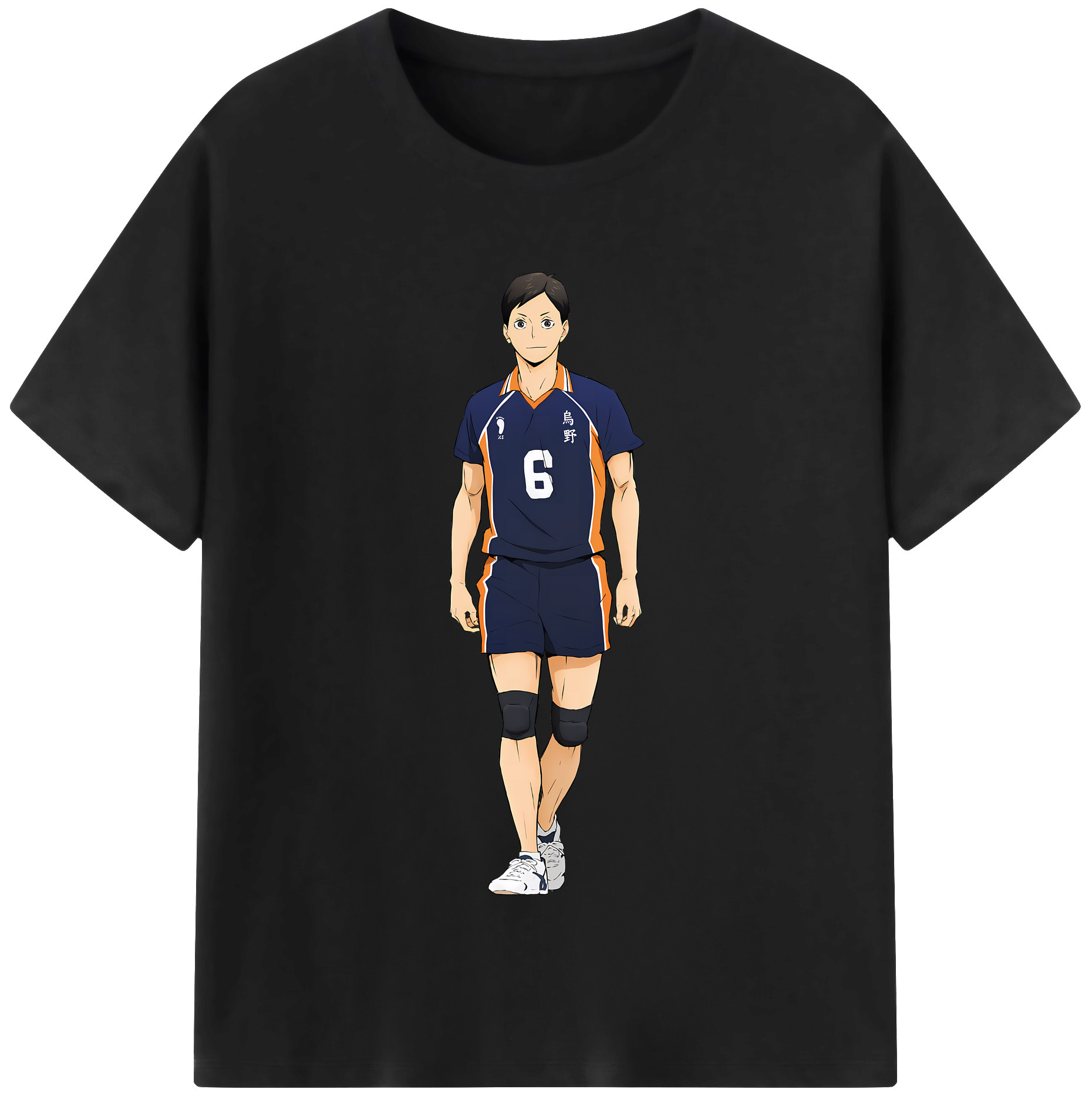 （画像用） ハイキュー!! Haikyu!! レディースカジュアルプリントTシャツ（綿100％）