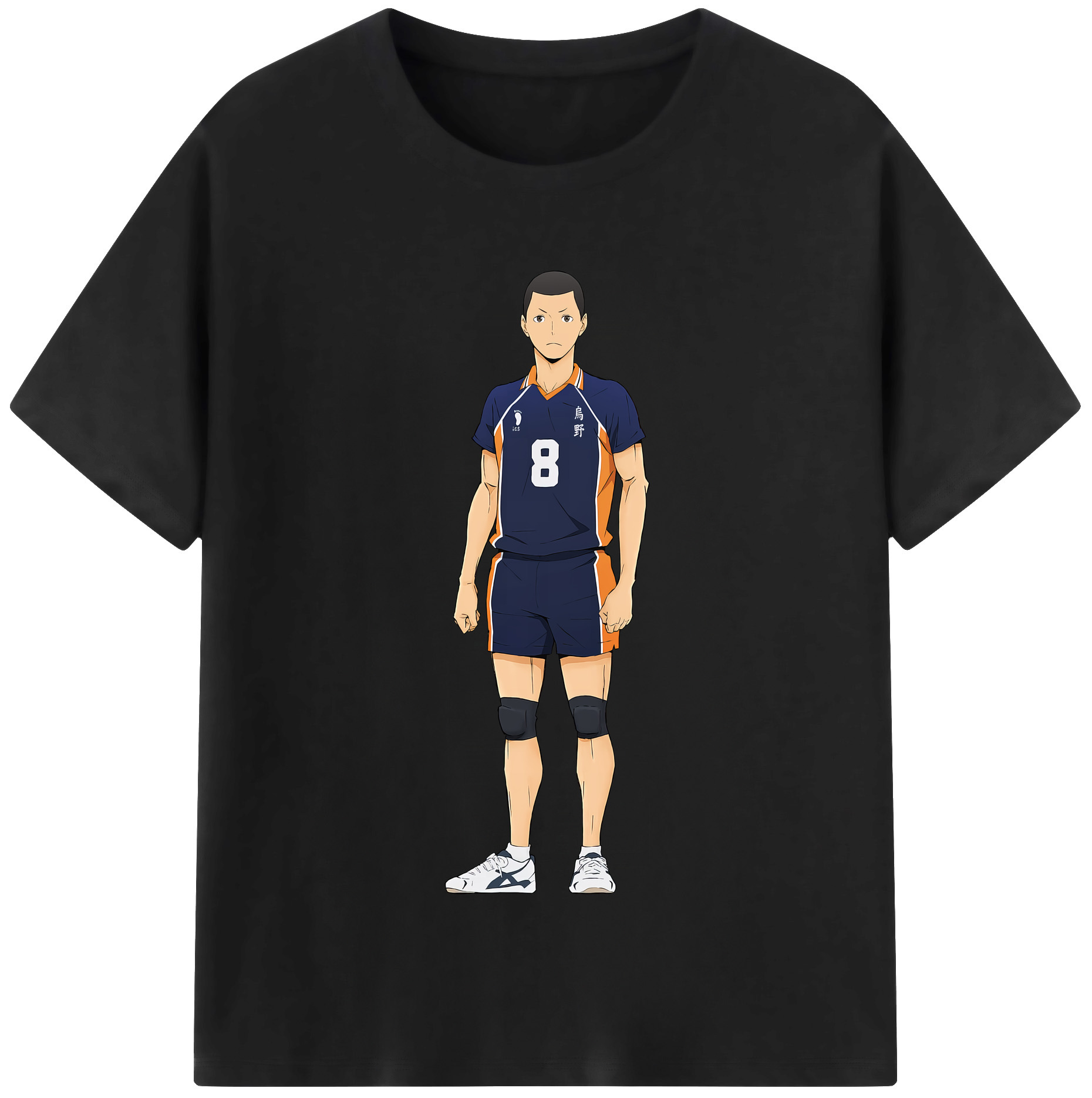 （画像用） ハイキュー!! Haikyu!! レディースカジュアルプリントTシャツ（綿100％）