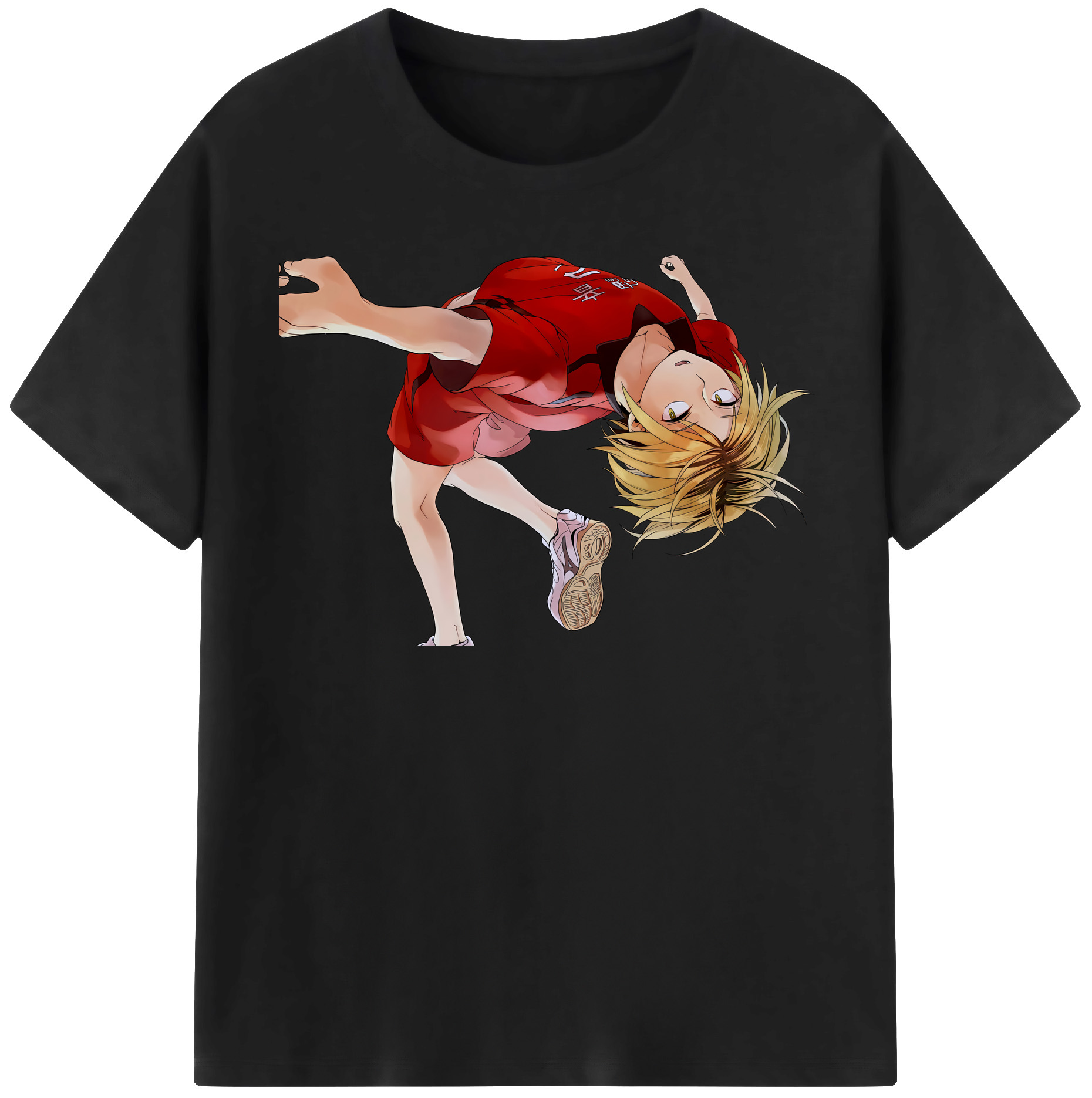 （画像用） ハイキュー!! Haikyu!! レディースカジュアルプリントTシャツ（綿100％）