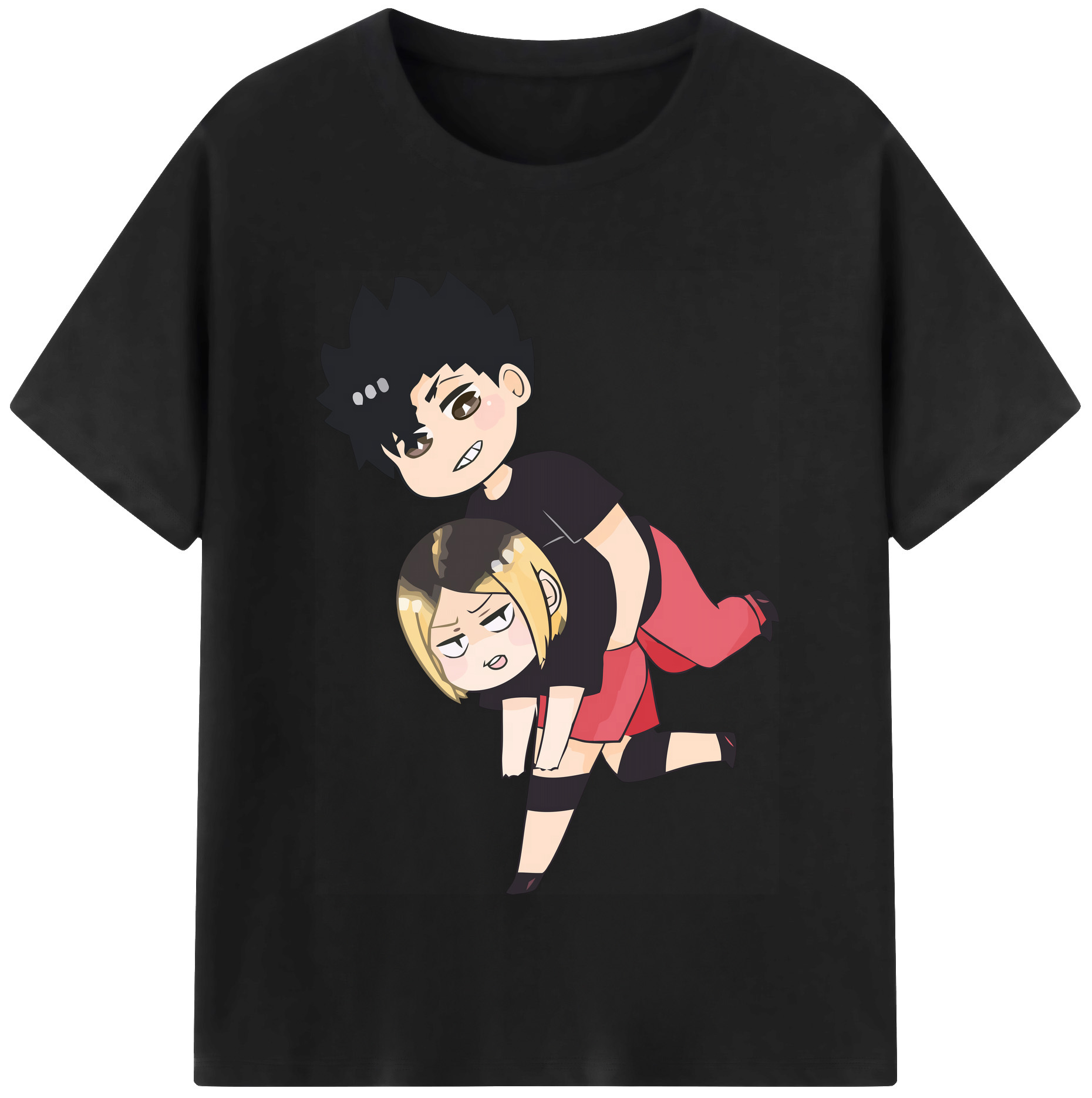 （画像用） ハイキュー!! Haikyu!! レディースカジュアルプリントTシャツ（綿100％）