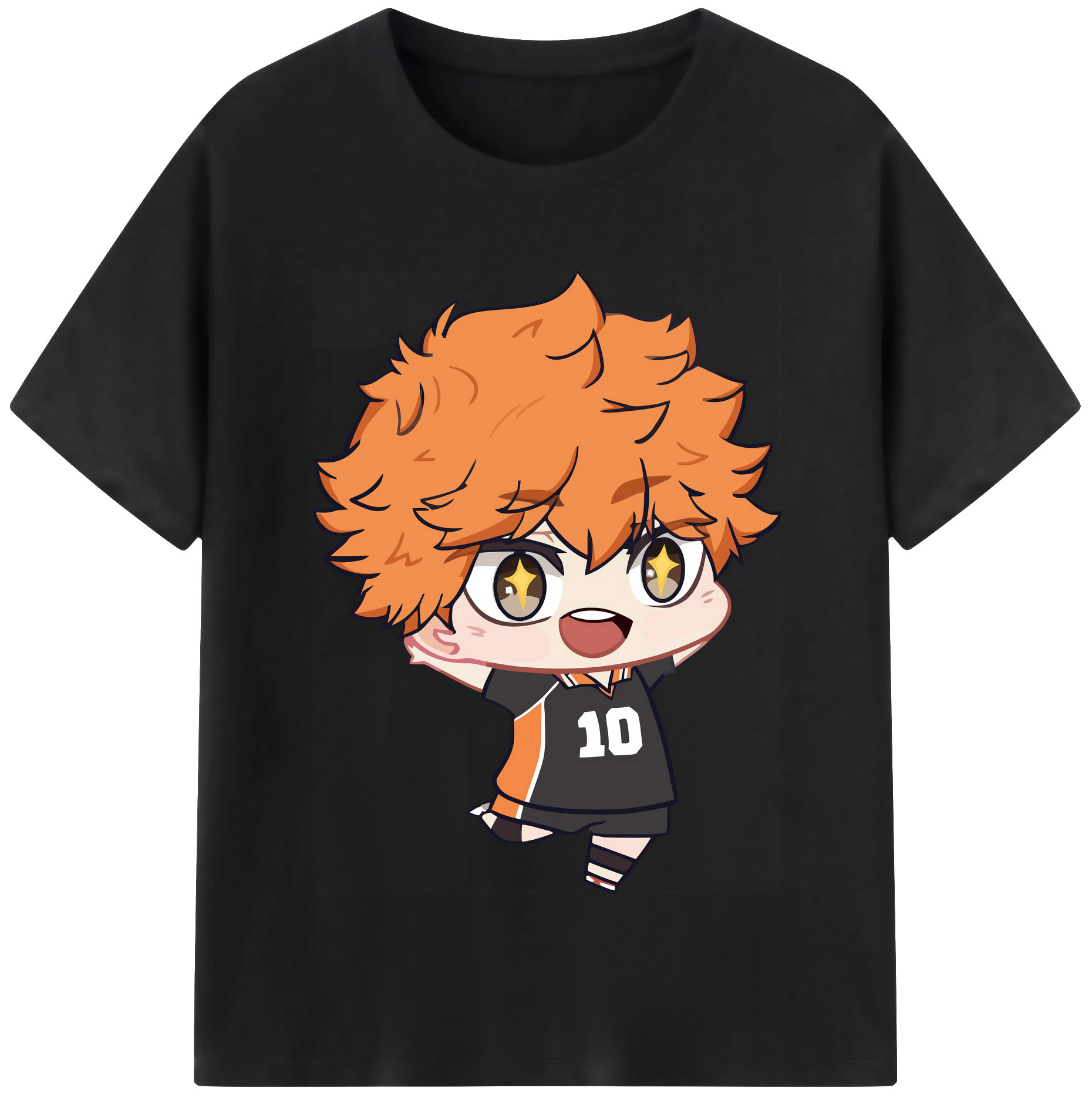 （画像用） ハイキュー!! Haikyu!! レディースカジュアルプリントTシャツ（綿100％）
