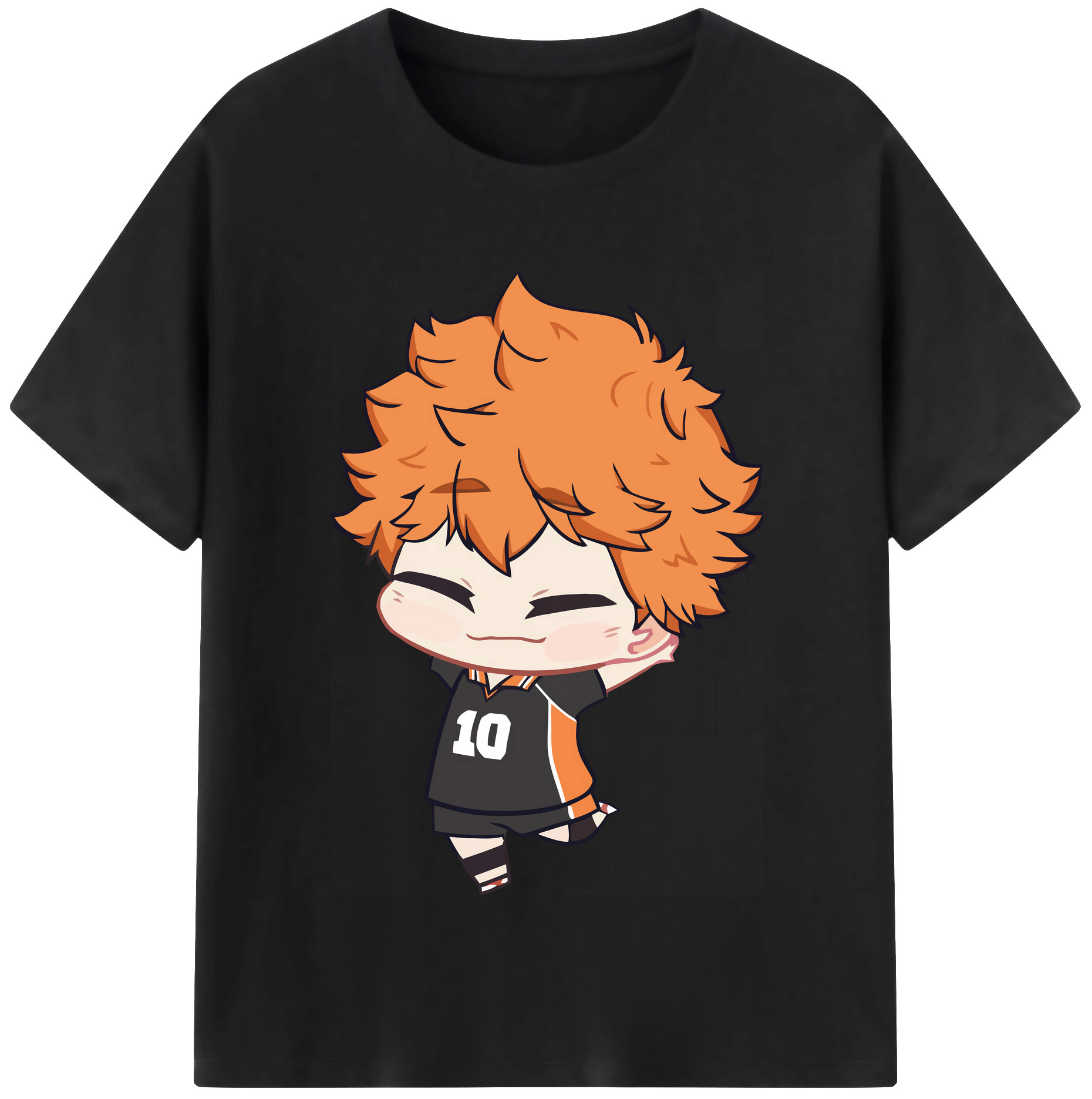 （画像用） ハイキュー!! Haikyu!! レディースカジュアルプリントTシャツ（綿100％）