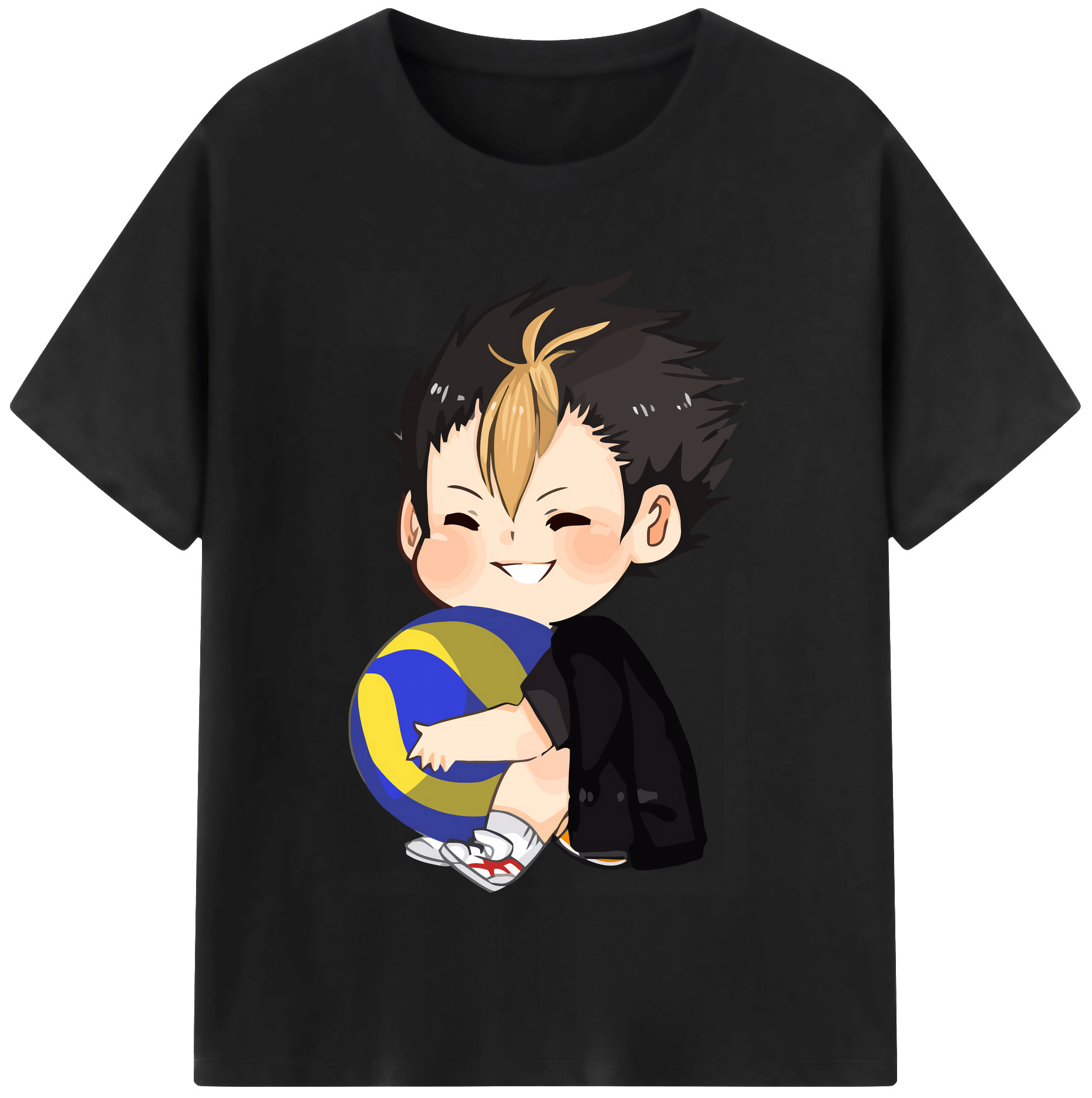 （画像用） ハイキュー!! Haikyu!! レディースカジュアルプリントTシャツ（綿100％）