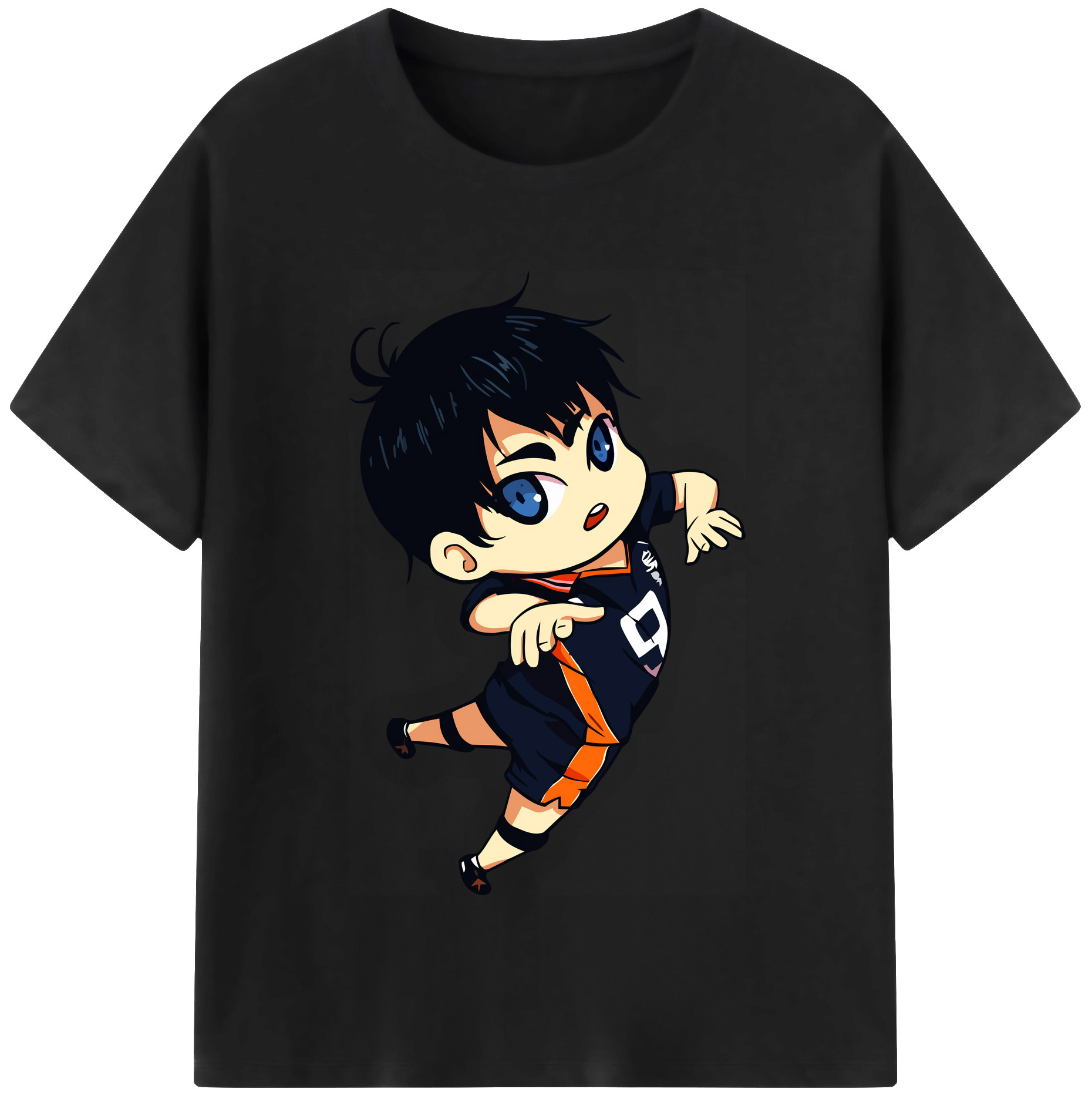 （画像用） ハイキュー!! Haikyu!! レディースカジュアルプリントTシャツ（綿100％）