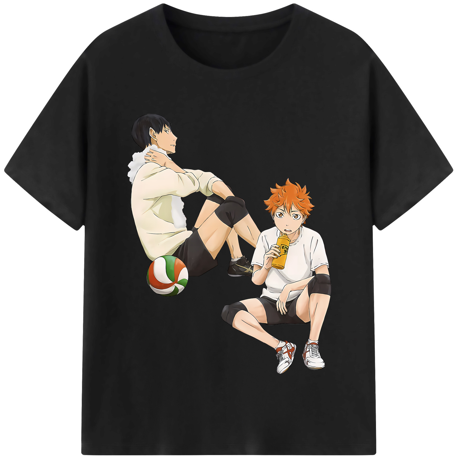 （画像用） ハイキュー!! Haikyu!! レディースカジュアルプリントTシャツ（綿100％）