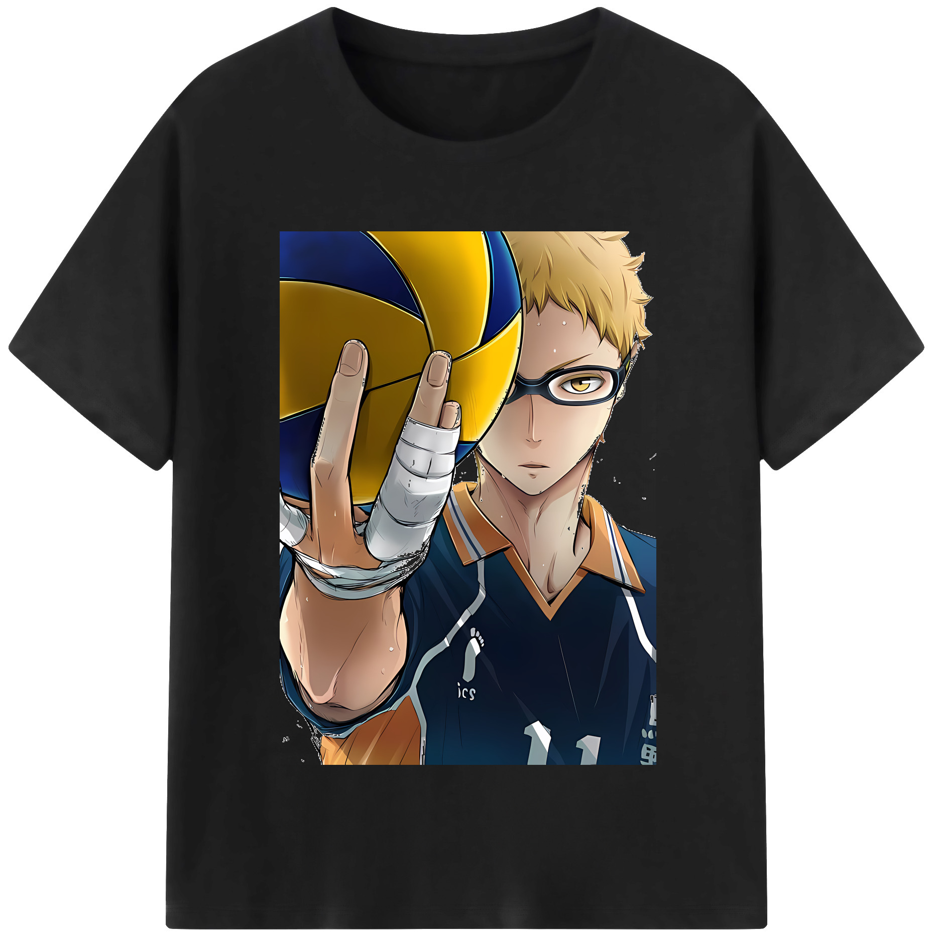 （画像用） ハイキュー!! Haikyu!! レディースカジュアルプリントTシャツ（綿100％）