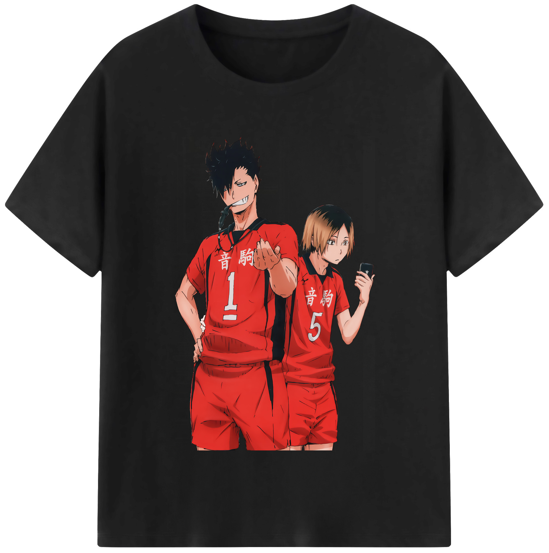 （画像用） ハイキュー!! Haikyu!! レディースカジュアルプリントTシャツ（綿100％）