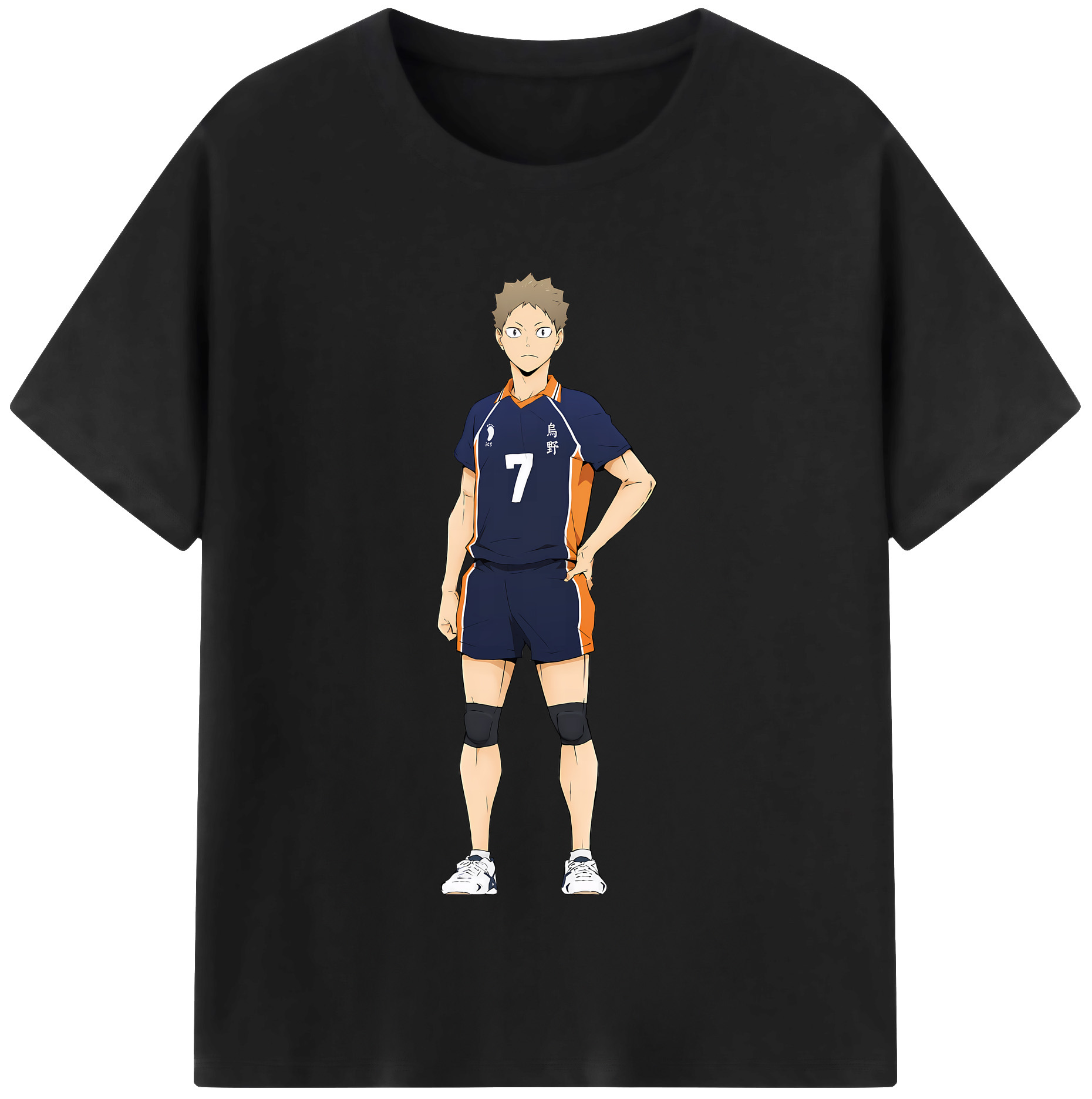 （画像用） ハイキュー!! Haikyu!! レディースカジュアルプリントTシャツ（綿100％）