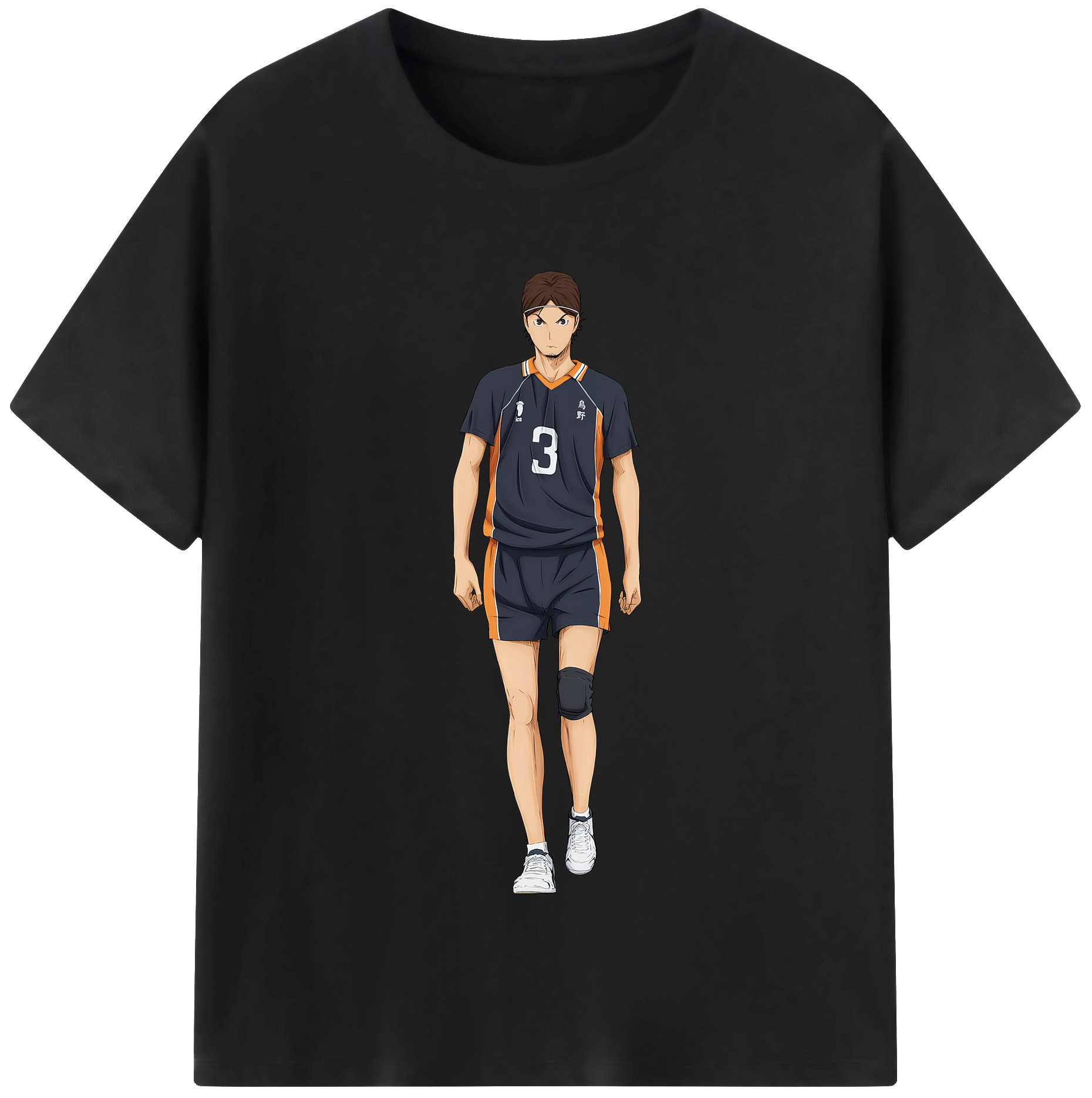 （画像用） ハイキュー!! Haikyu!! レディースカジュアルプリントTシャツ（綿100％）