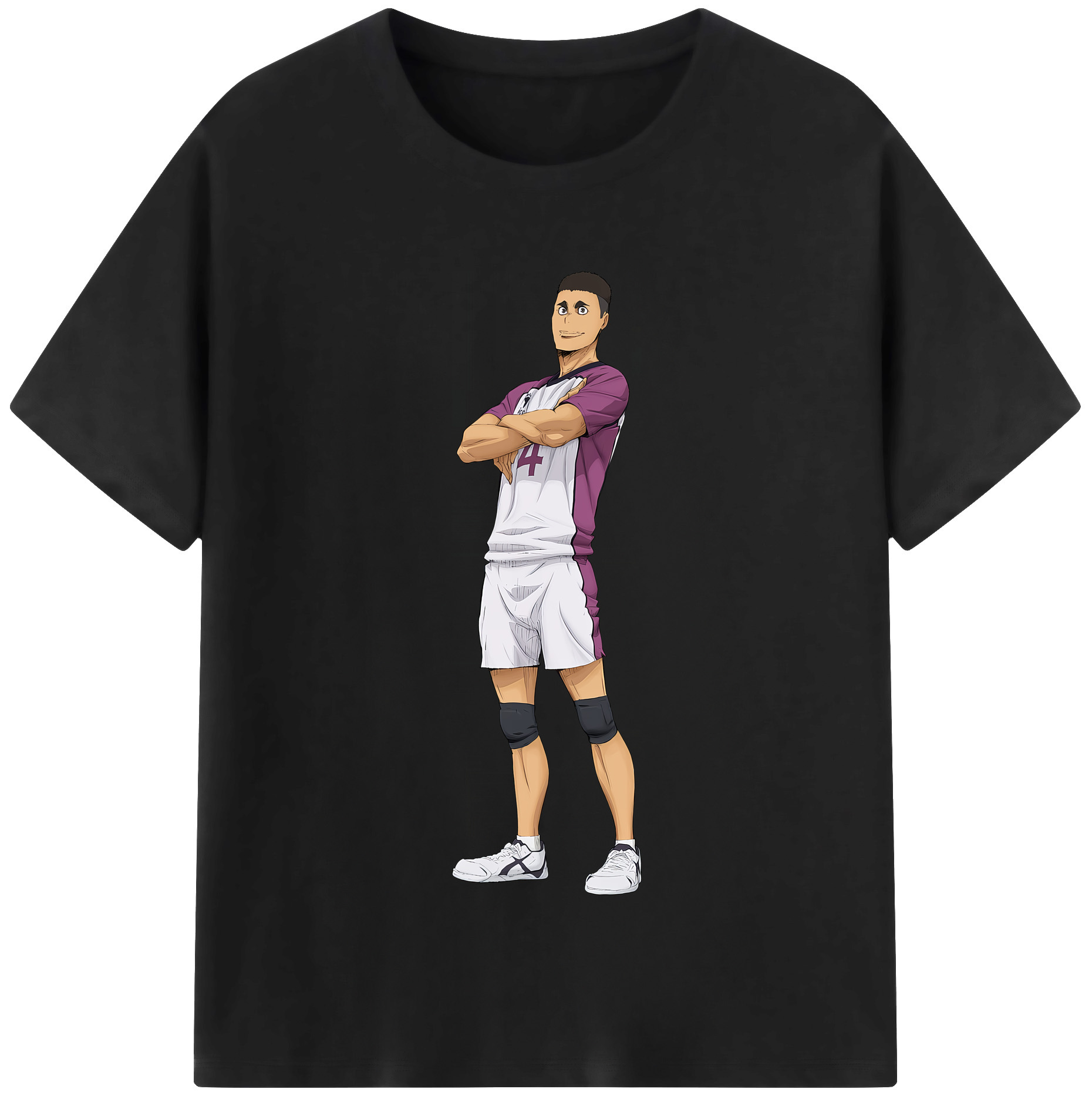 （画像用） ハイキュー!! Haikyu!! レディースカジュアルプリントTシャツ（綿100％）