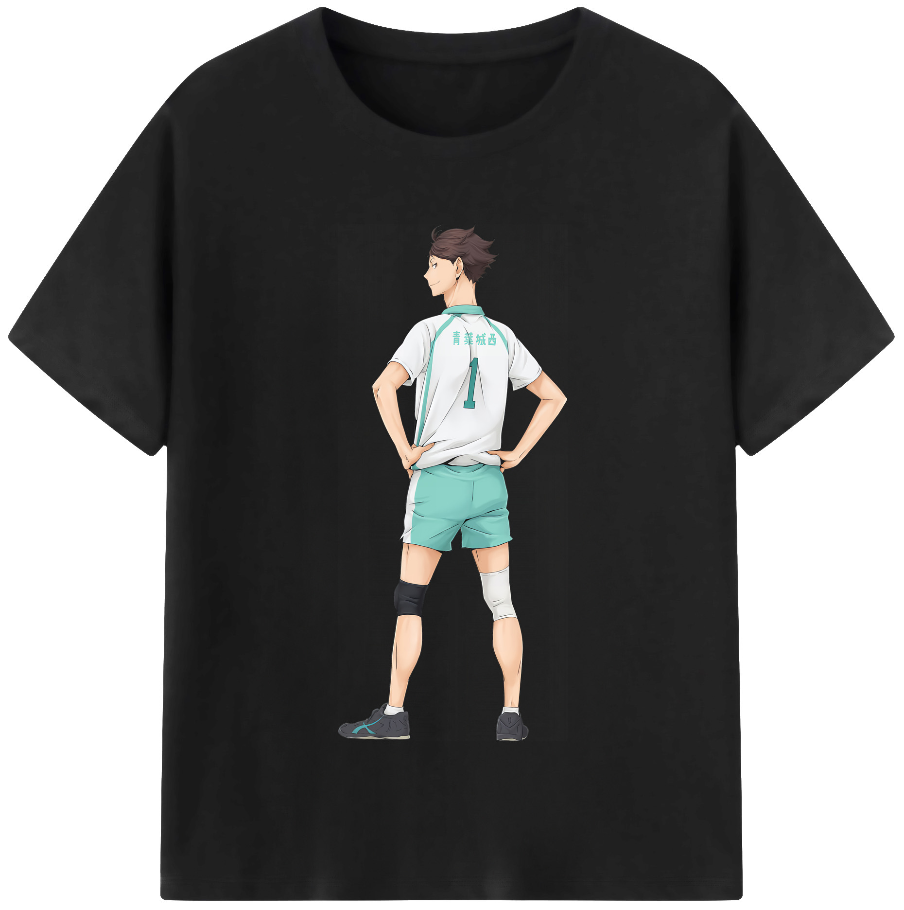 （画像用） ハイキュー!! Haikyu!! レディースカジュアルプリントTシャツ（綿100％）