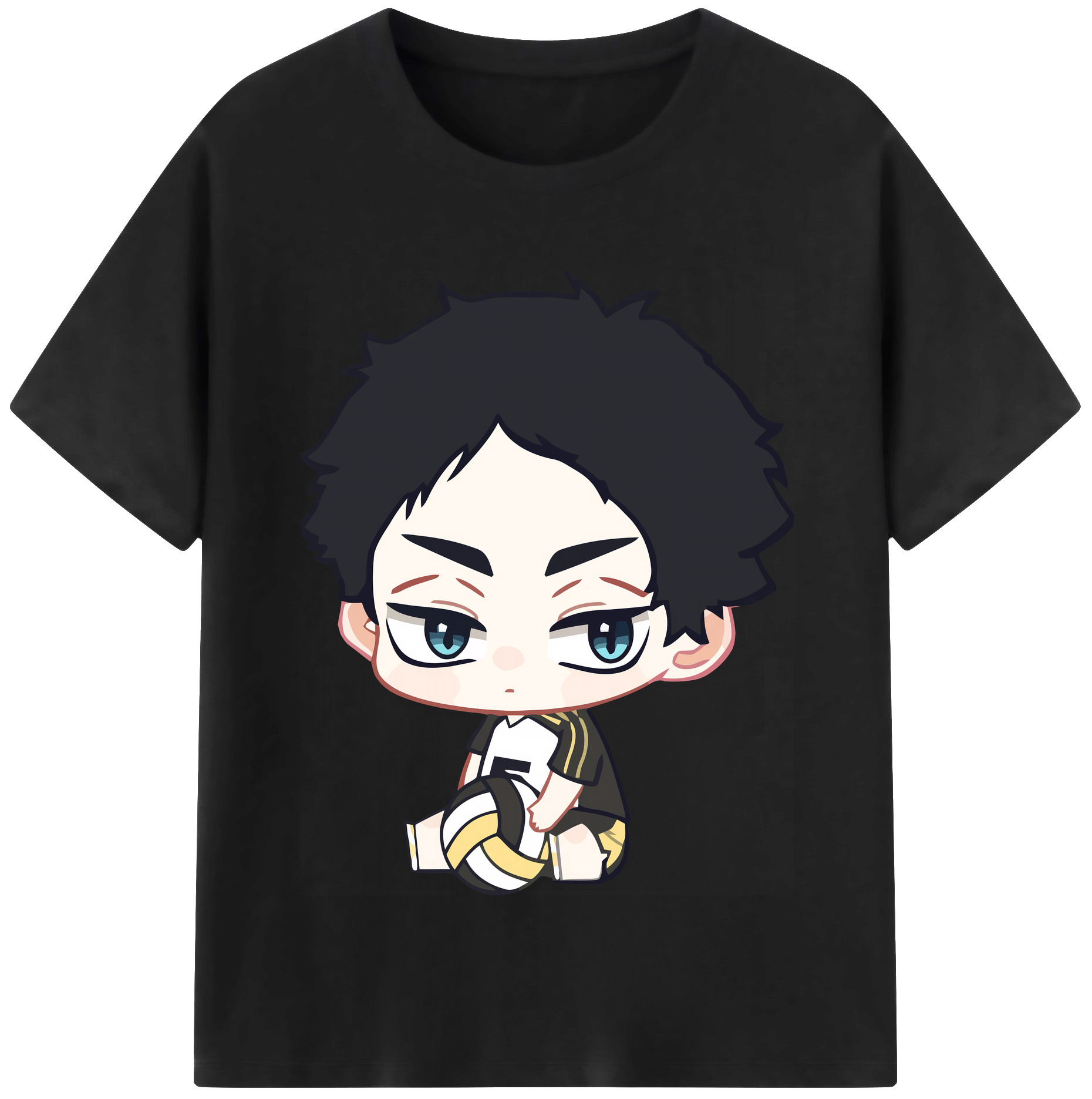 （画像用） ハイキュー!! Haikyu!! レディースカジュアルプリントTシャツ（綿100％）