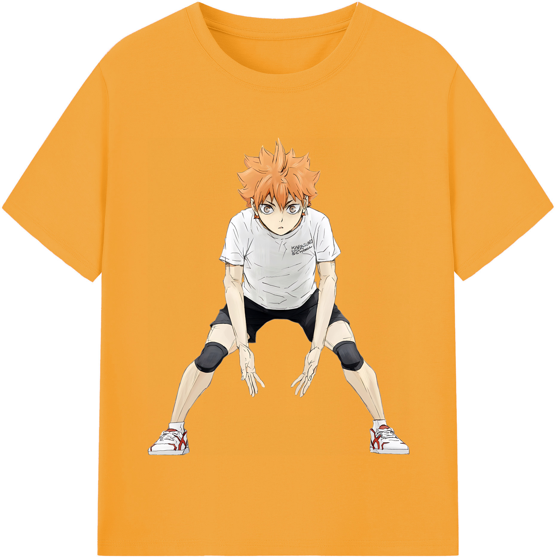 （画像用） ハイキュー!! Haikyu!! レディースカジュアルプリントTシャツ（綿100％）