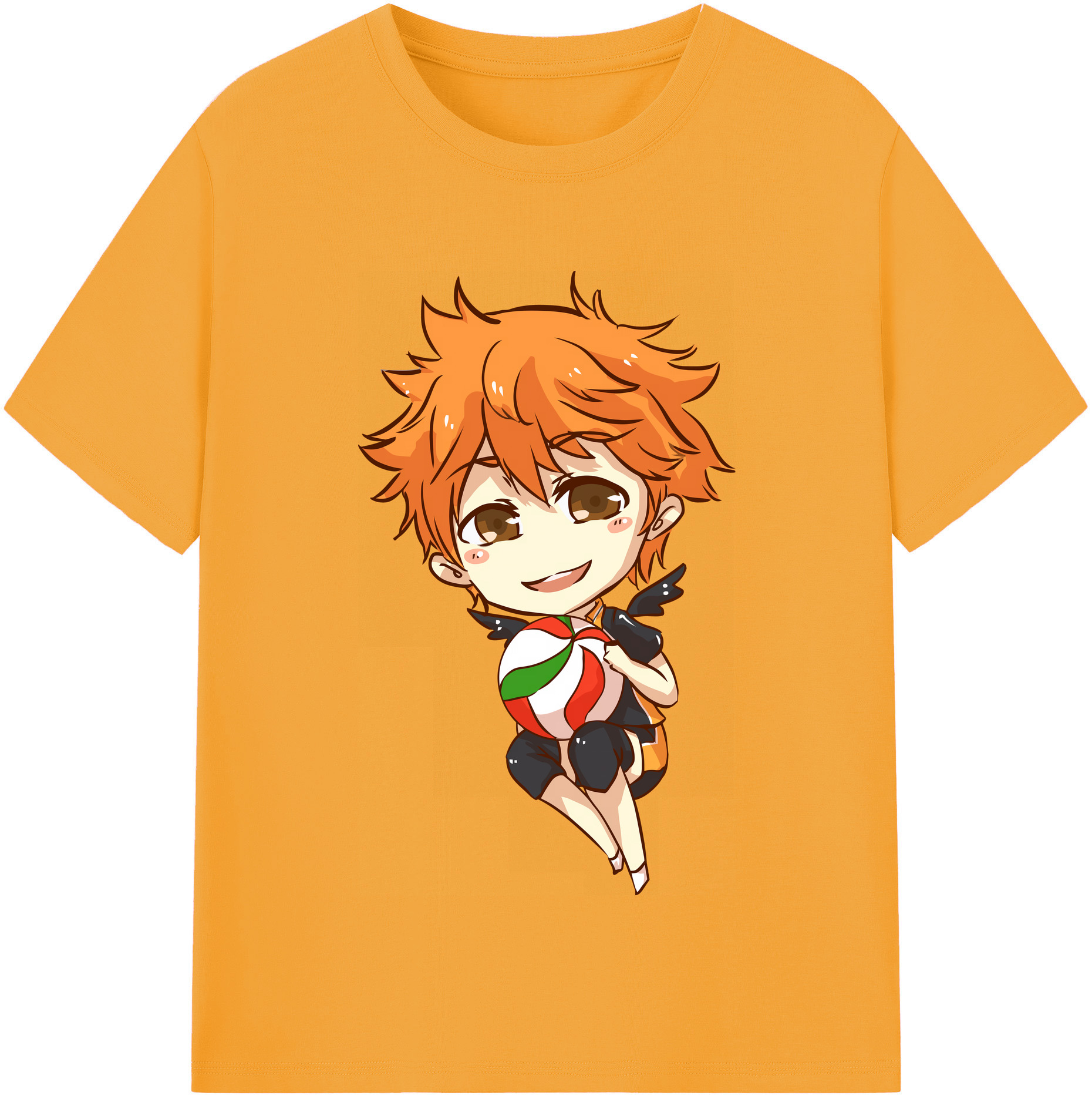 （画像用） ハイキュー!! Haikyu!! レディースカジュアルプリントTシャツ（綿100％）