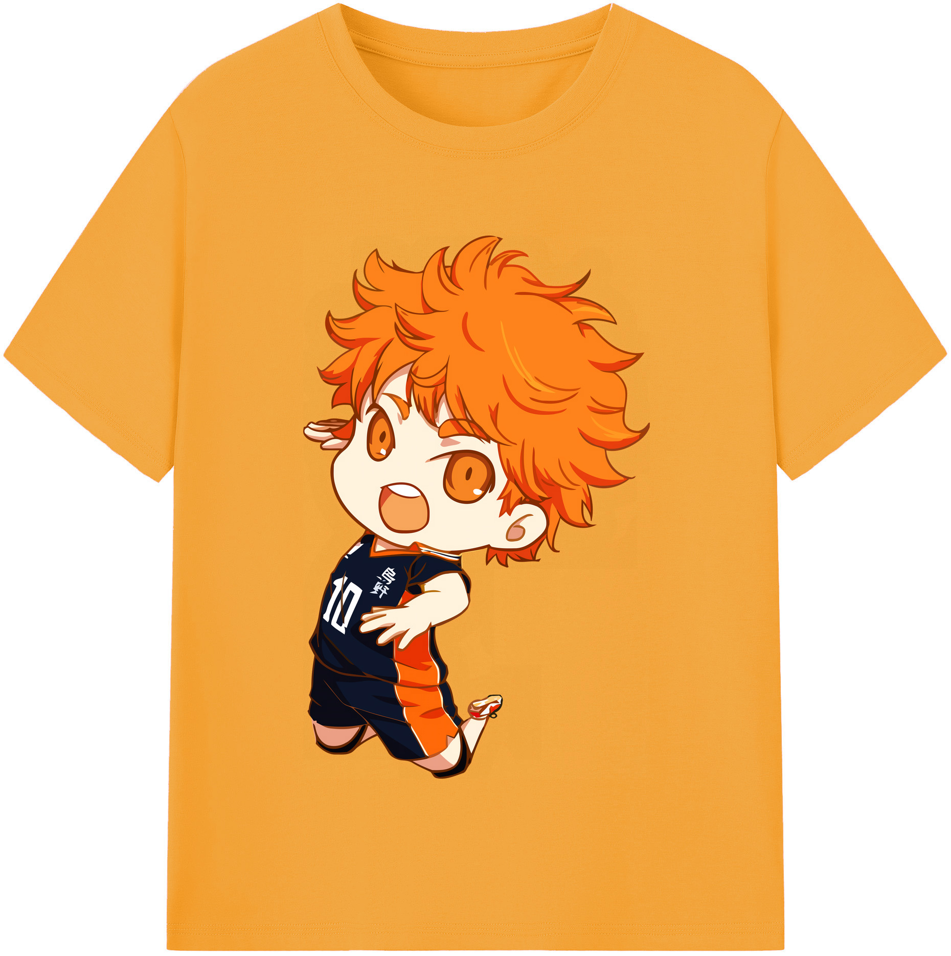 （画像用） ハイキュー!! Haikyu!! レディースカジュアルプリントTシャツ（綿100％）