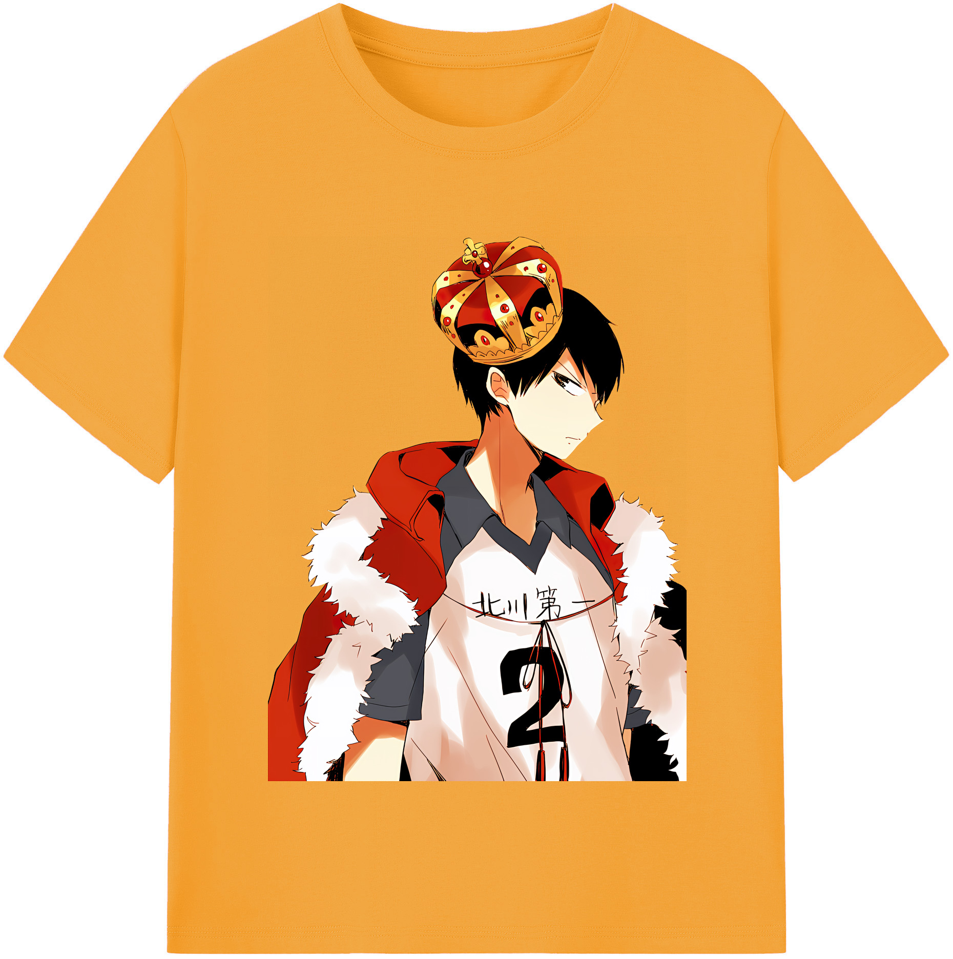 （画像用） ハイキュー!! Haikyu!! レディースカジュアルプリントTシャツ（綿100％）