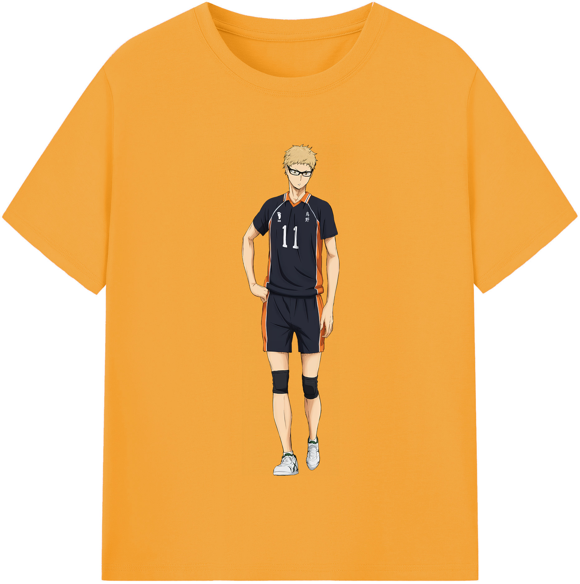 （画像用） ハイキュー!! Haikyu!! レディースカジュアルプリントTシャツ（綿100％）