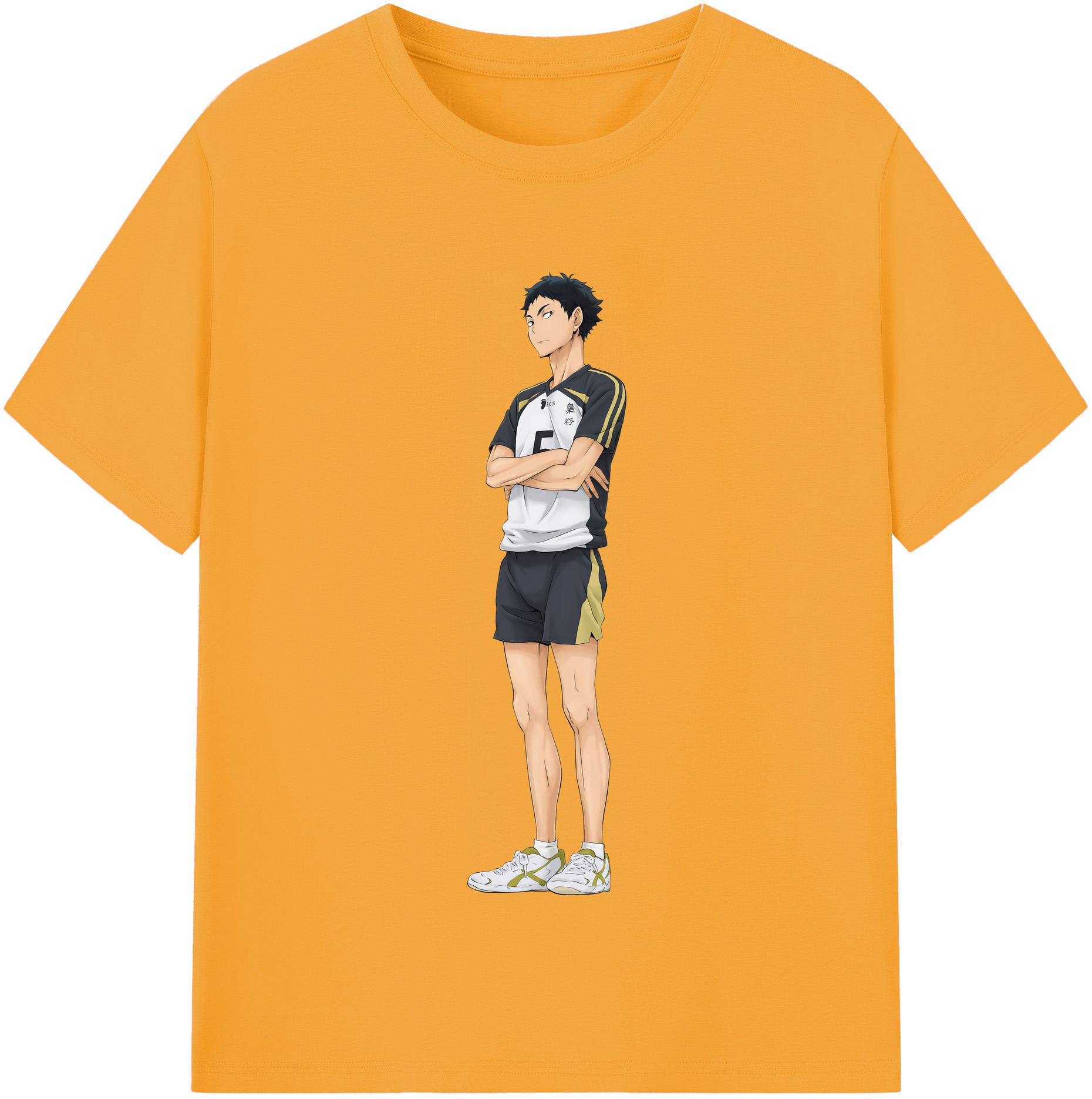 （画像用） ハイキュー!! Haikyu!! レディースカジュアルプリントTシャツ（綿100％）