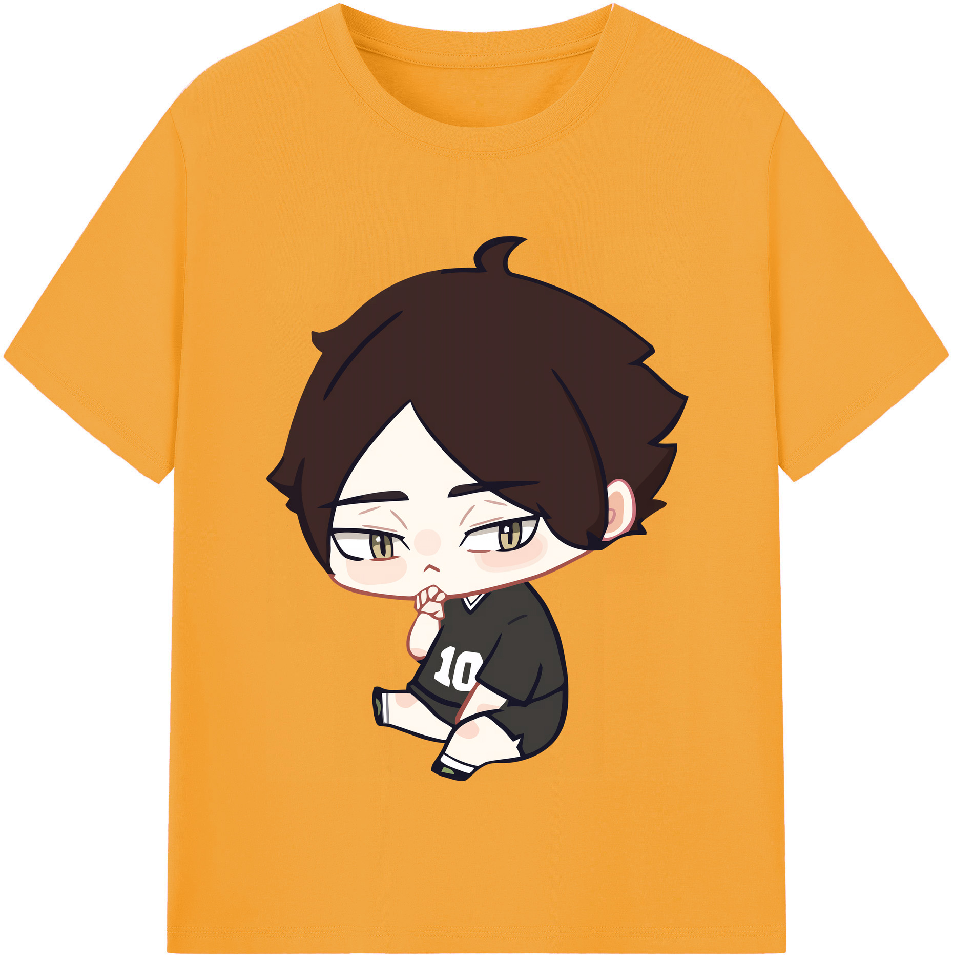 （画像用） ハイキュー!! Haikyu!! レディースカジュアルプリントTシャツ（綿100％）