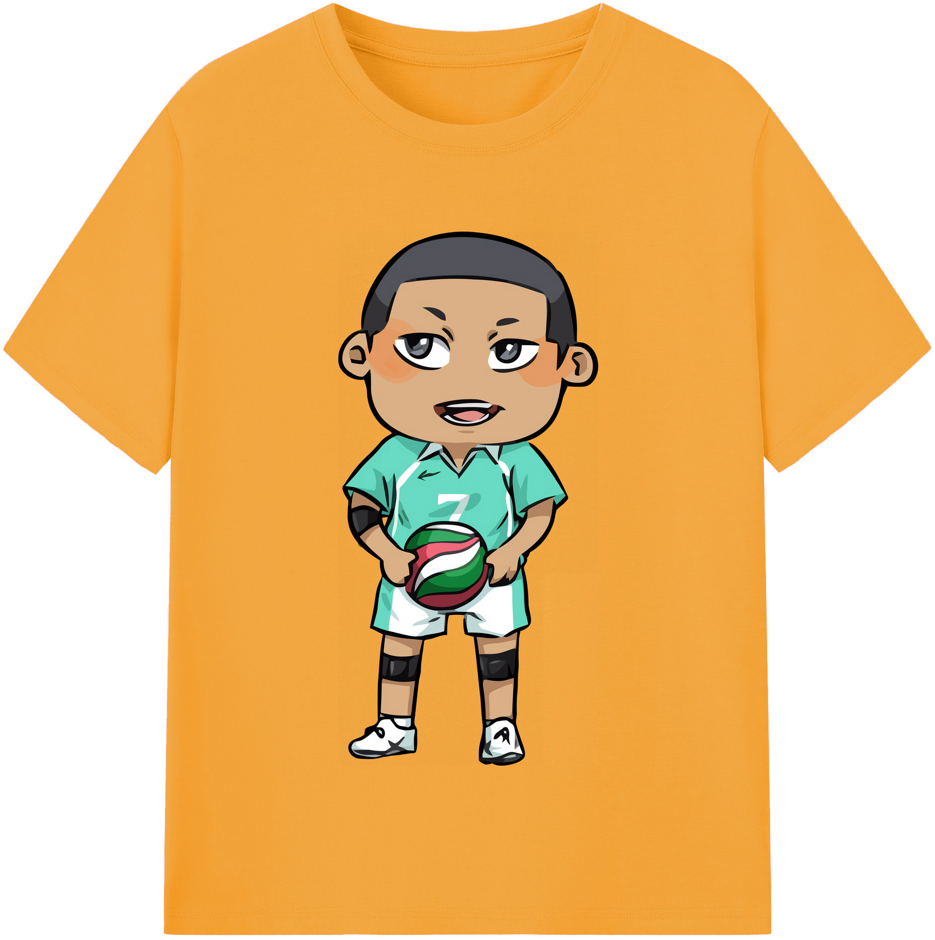 （画像用） ハイキュー!! Haikyu!! レディースカジュアルプリントTシャツ（綿100％）