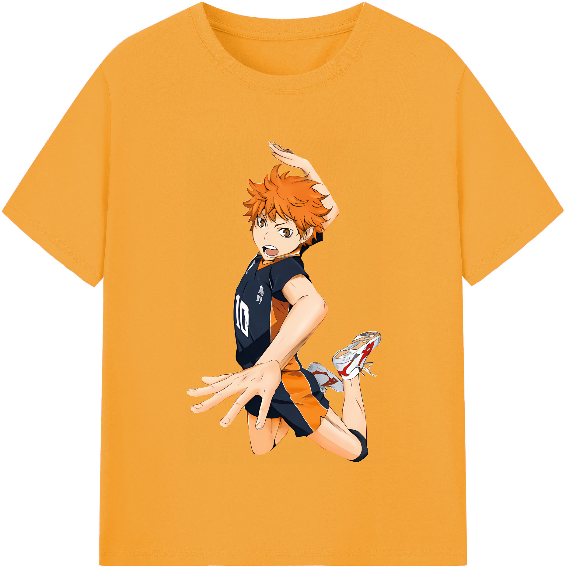 （画像用） ハイキュー!! Haikyu!! レディースカジュアルプリントTシャツ（綿100％）