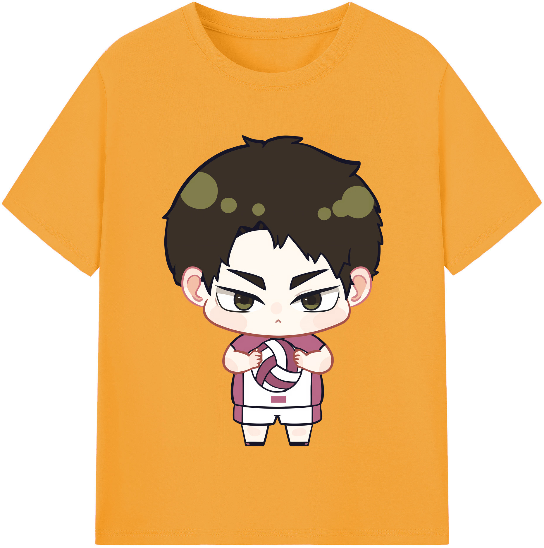 （画像用） ハイキュー!! Haikyu!! レディースカジュアルプリントTシャツ（綿100％）