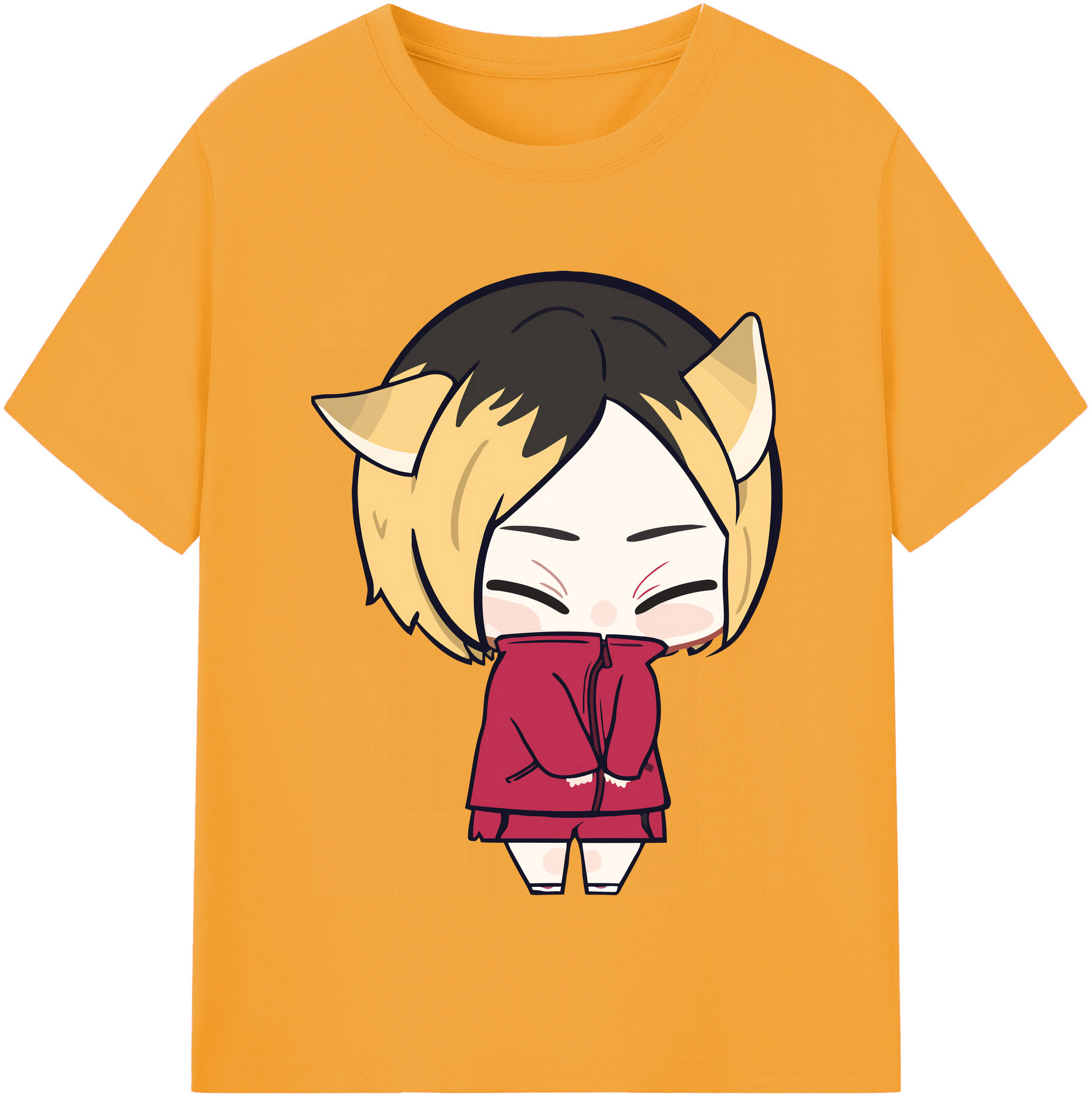 （画像用） ハイキュー!! Haikyu!! レディースカジュアルプリントTシャツ（綿100％）