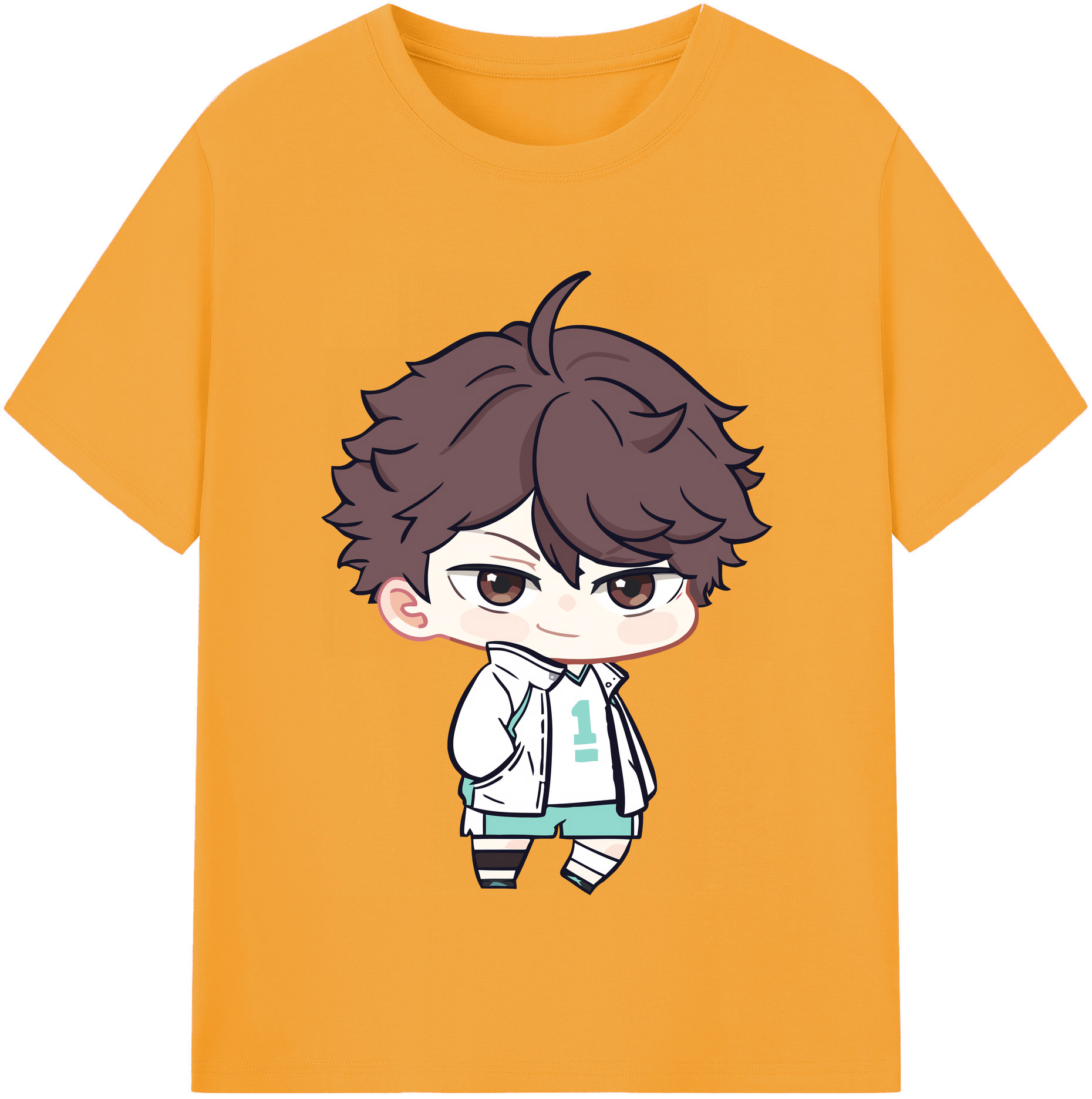 （画像用） ハイキュー!! Haikyu!! レディースカジュアルプリントTシャツ（綿100％）