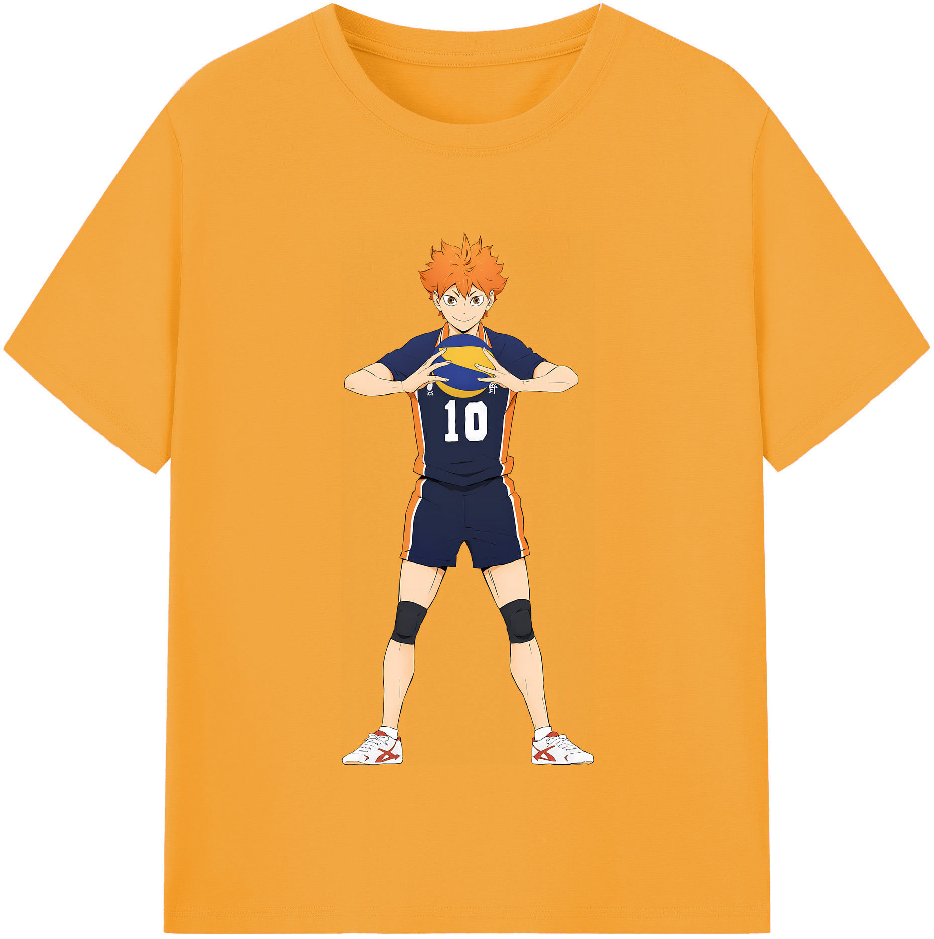 （画像用） ハイキュー!! Haikyu!! レディースカジュアルプリントTシャツ（綿100％）